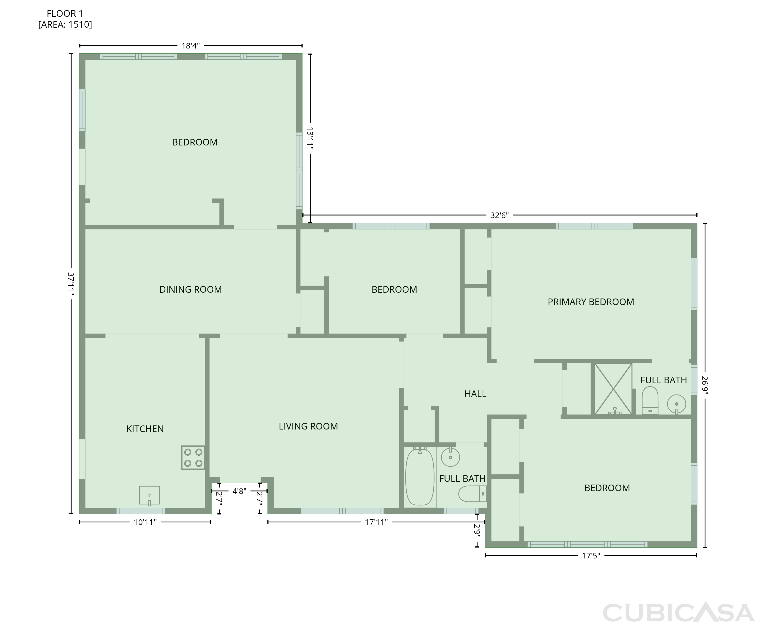 Main Floor of 8308 Manavista St, Jacksonville, FL