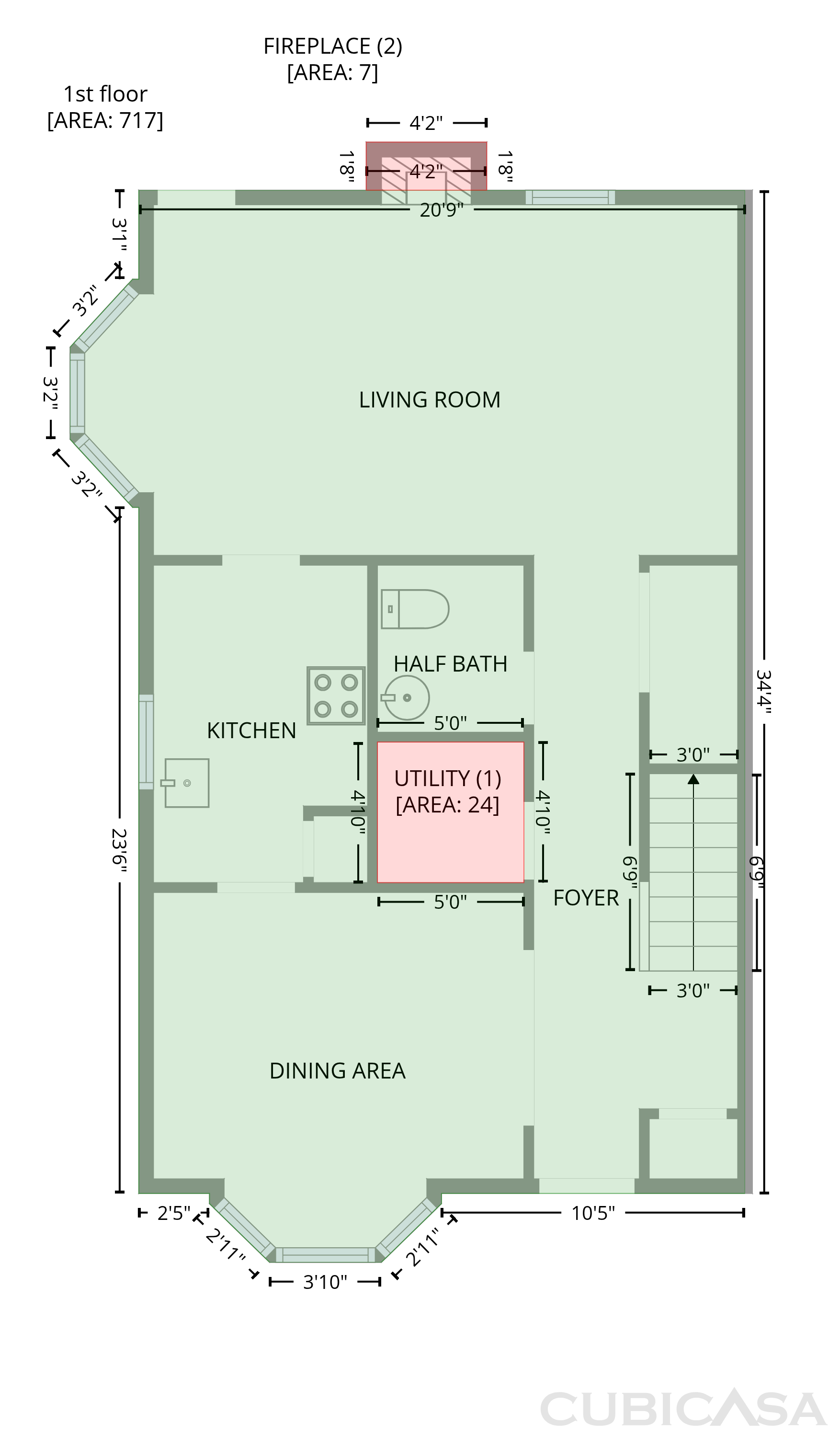 Main Floor of 1109 Mary Evelyn Ct, Nashville, TN