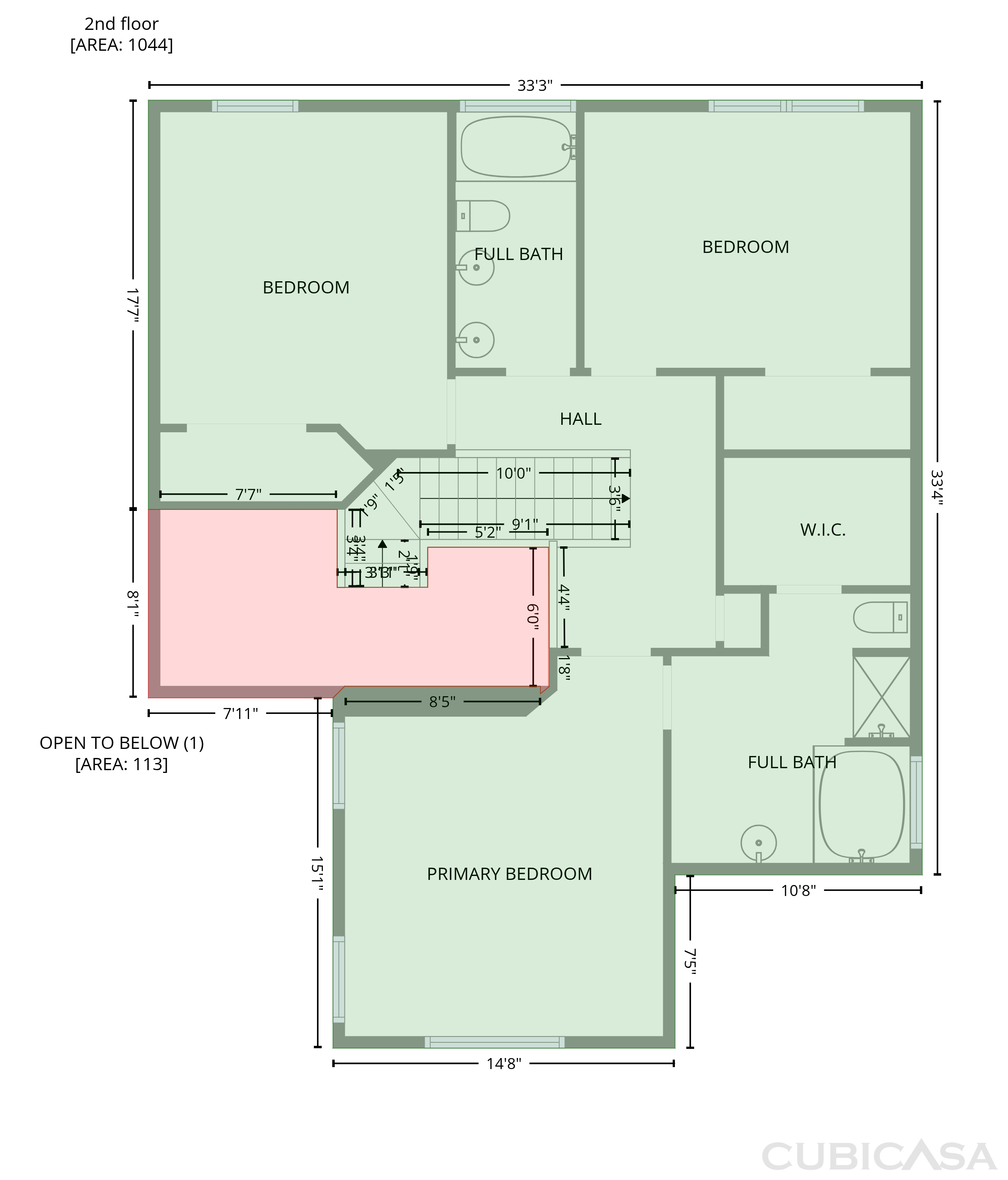 Second Floor of 612 Turmeric Ln, Durham, NC