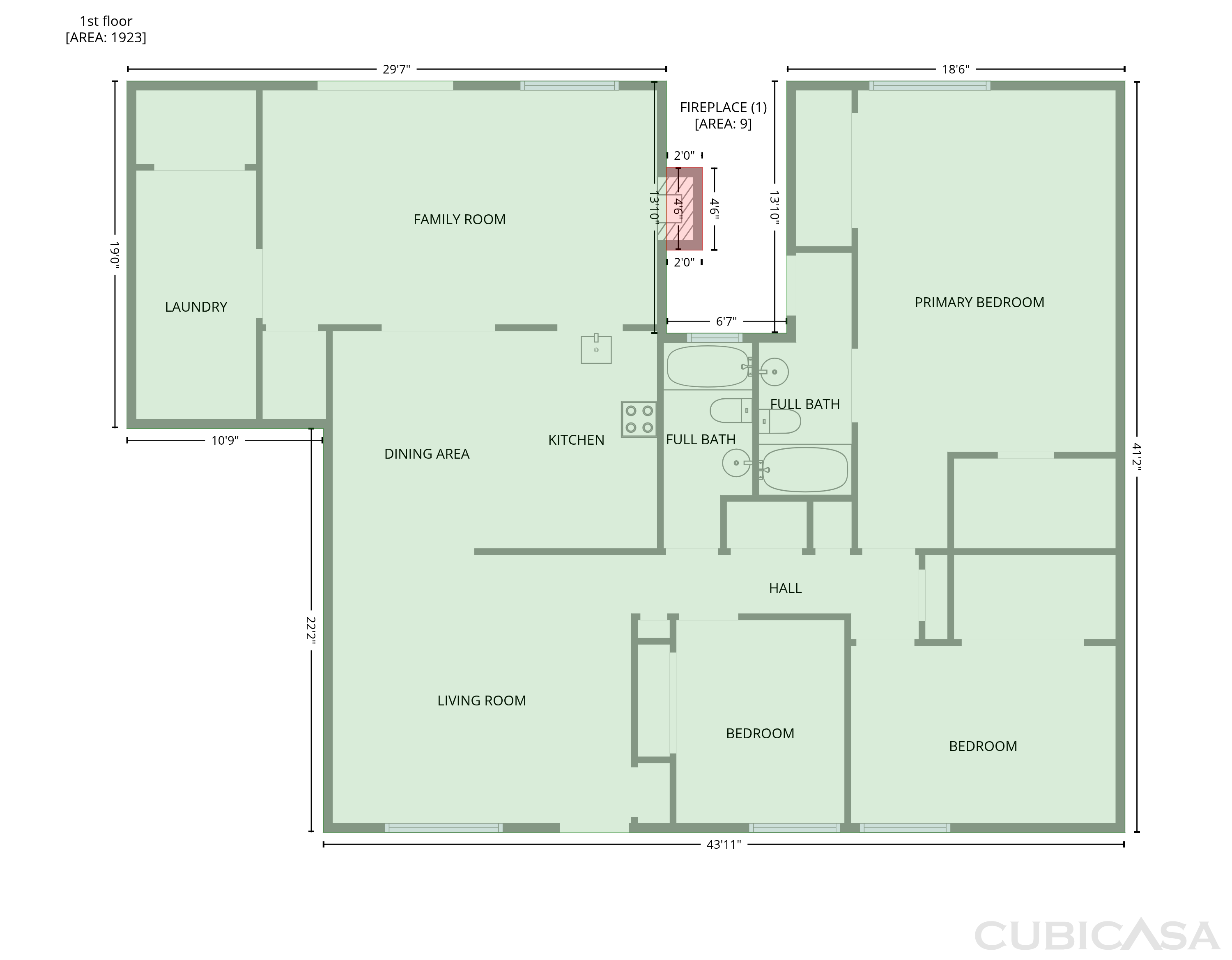 Main Floor of 1525 S Renee Pl, Tucson, AZ