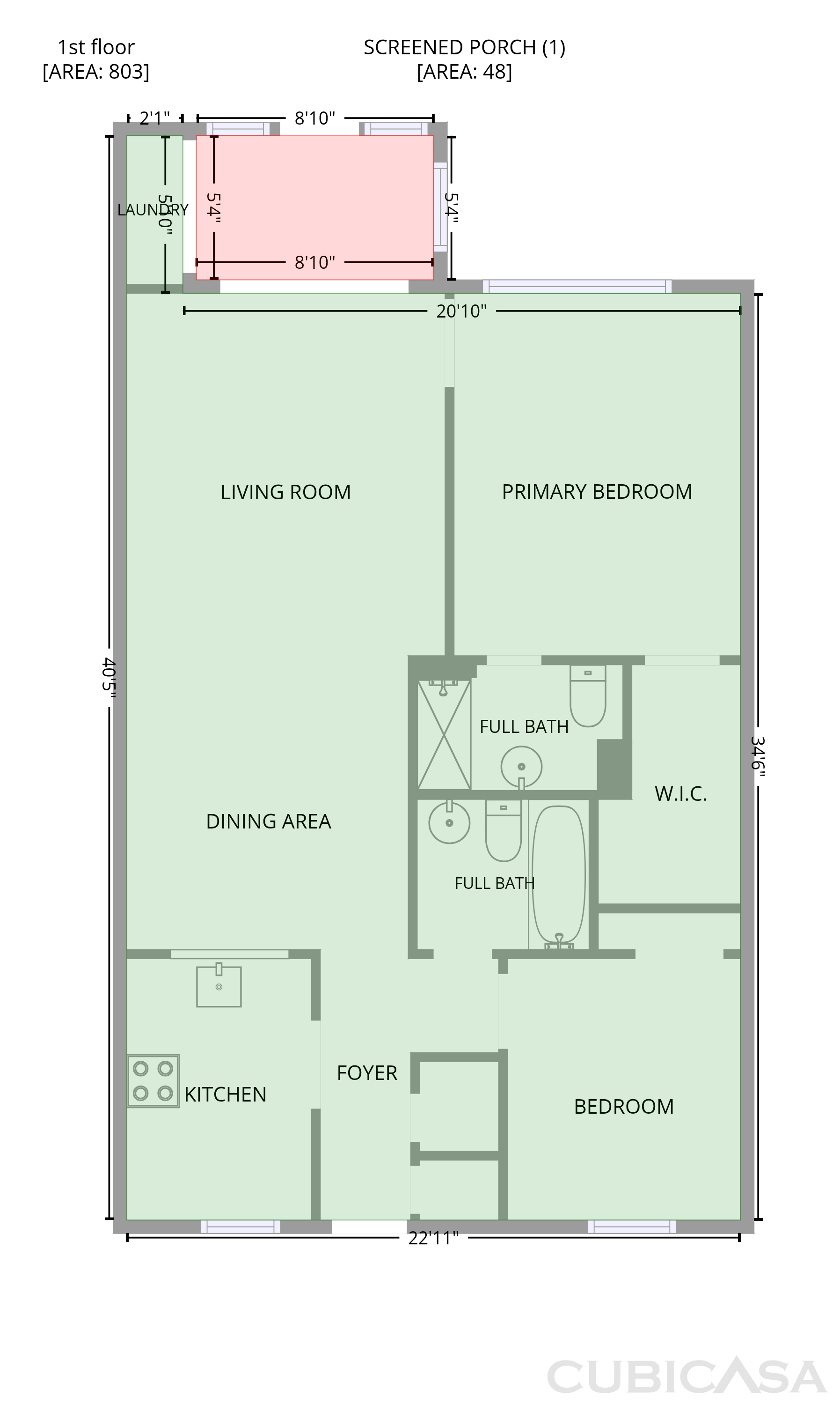 Main Floor of 1465 Millstream Ln, Dunedin, FL