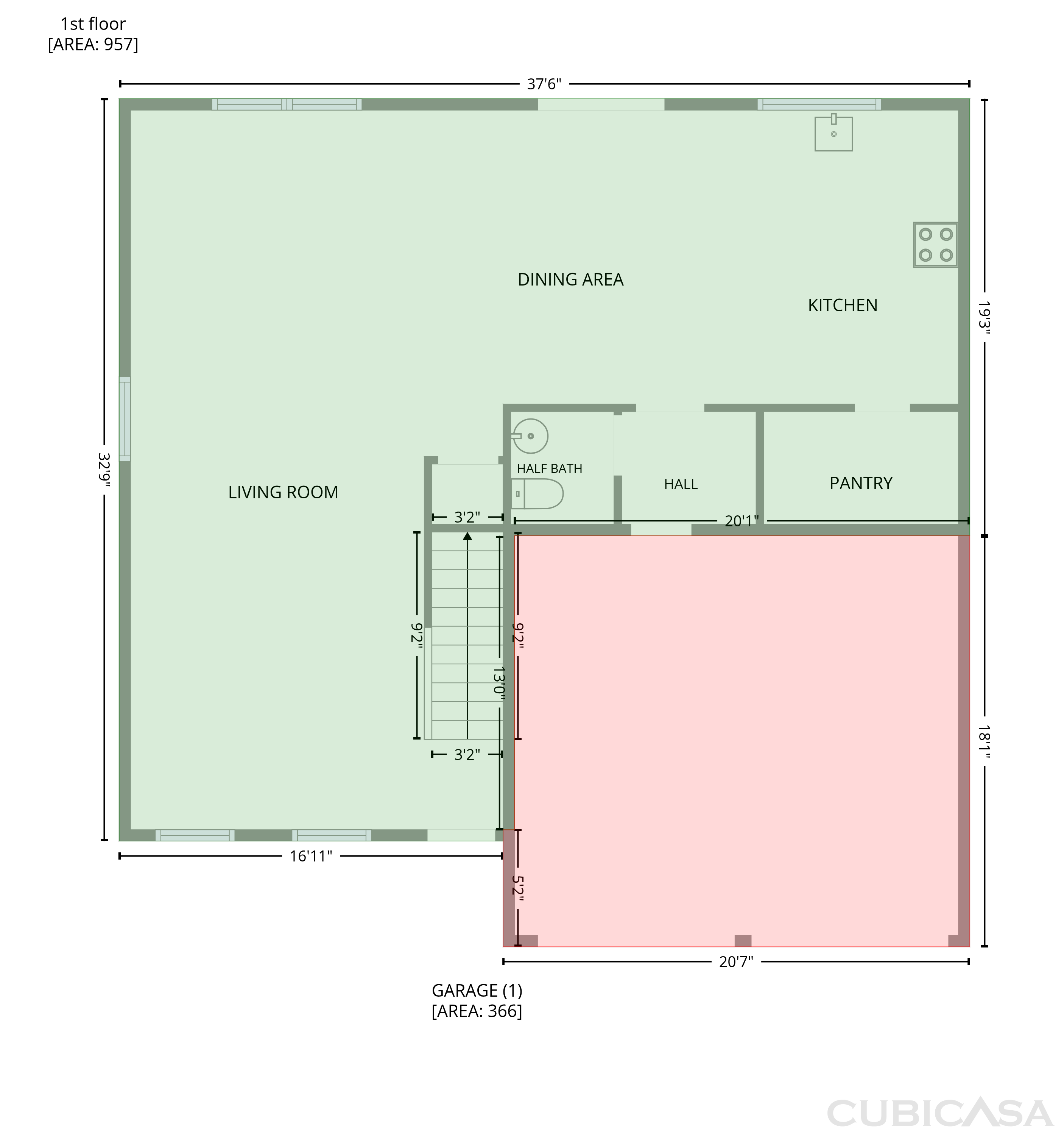 Main Floor of 1924 Hartwell Ct, Aubrey, TX