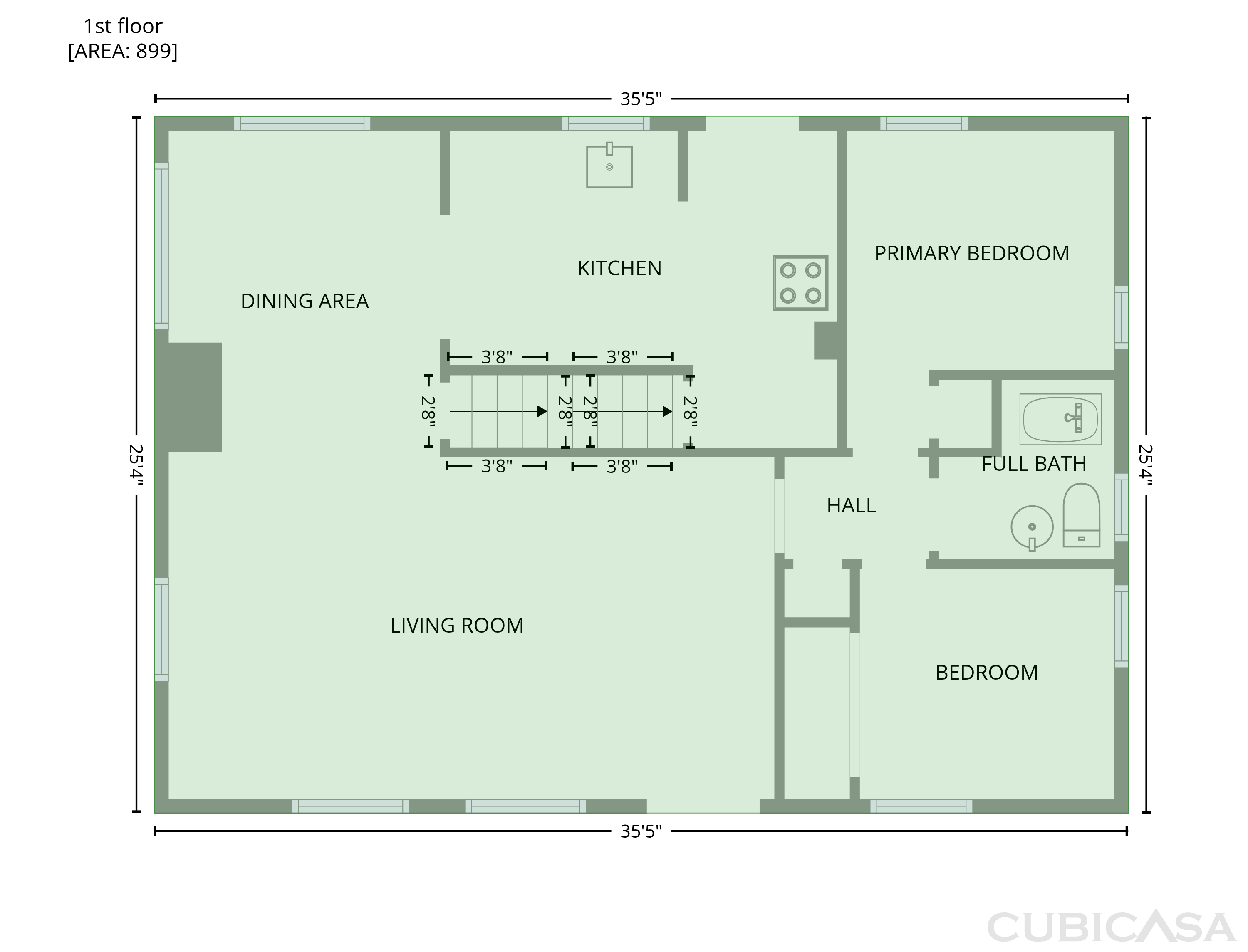Second Floor of 26311 Hopkins St, Inkster, MI