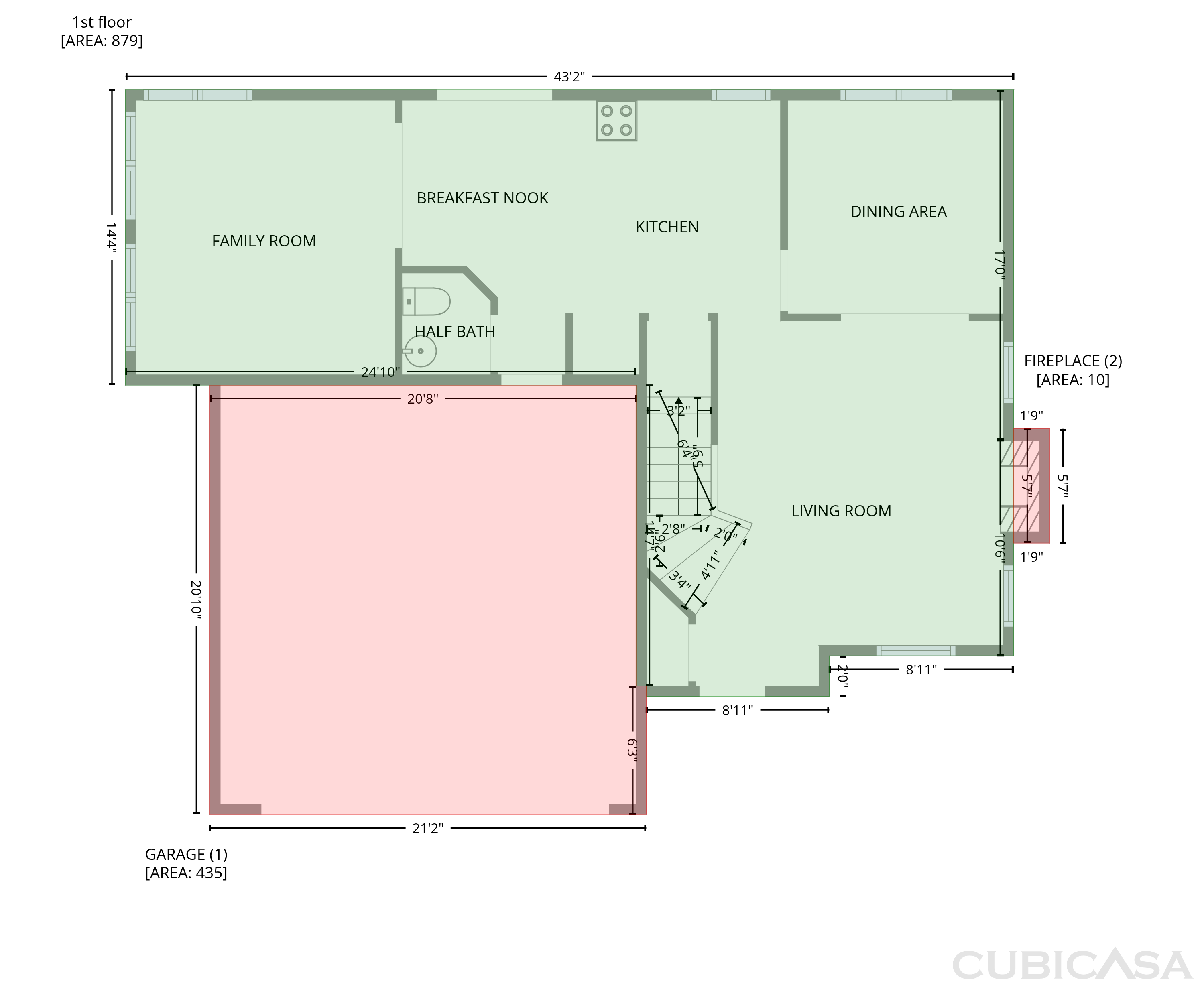 Main Floor of 10502 Irongate Ln, Jonesboro, GA