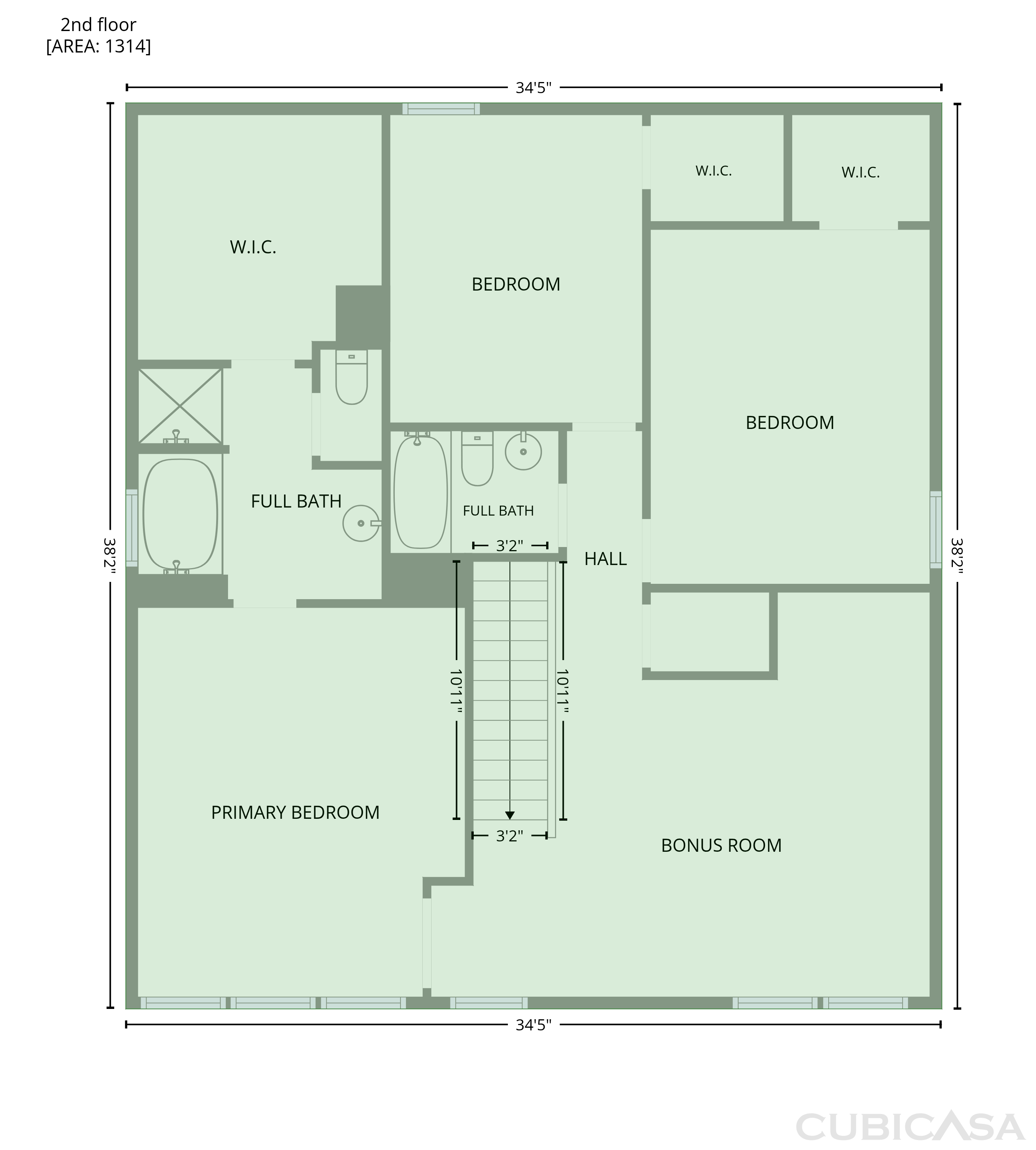 Second Floor of 162 Ashby St, Calera, AL