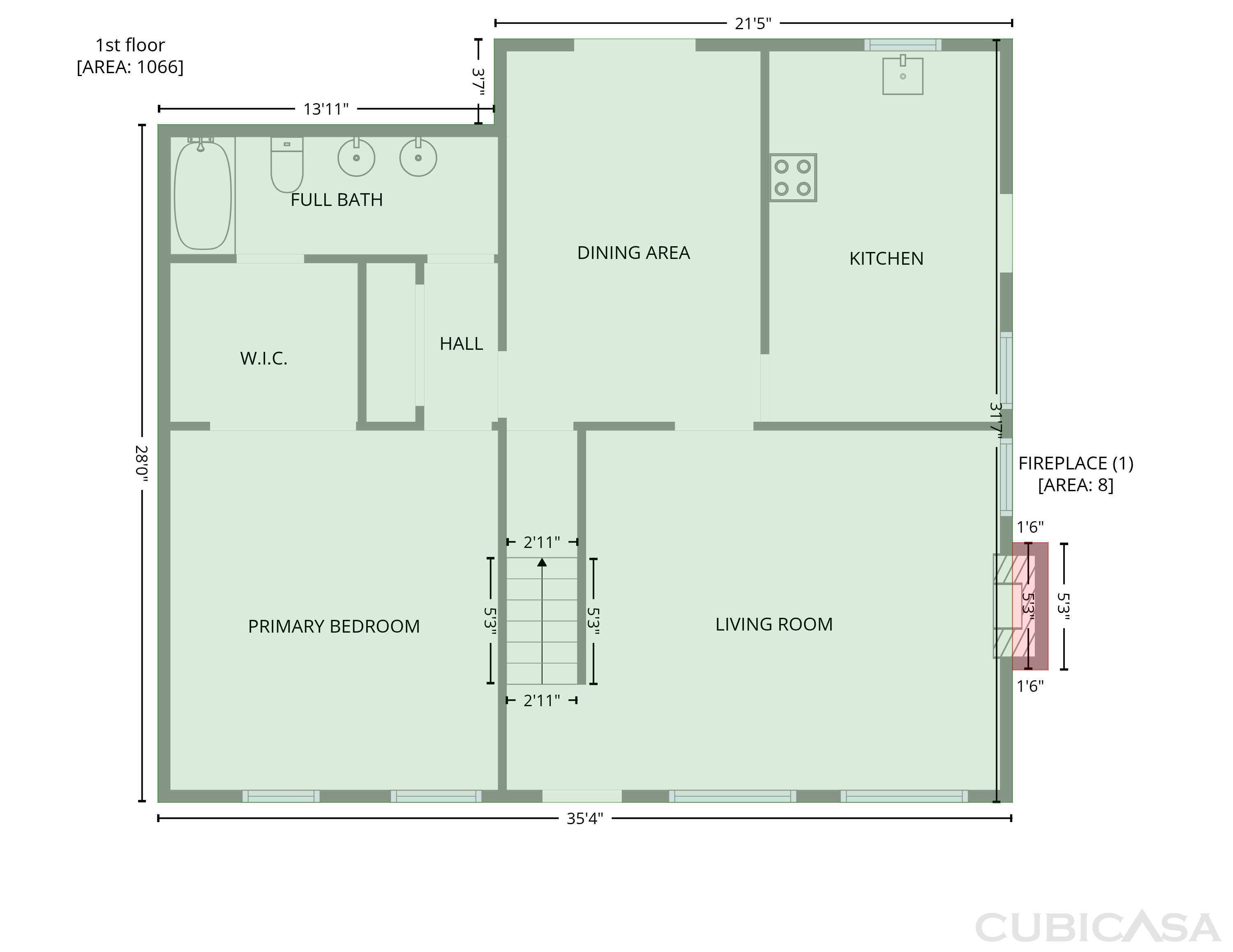 Main Floor of 124 Calloway Ct, Columbia, SC