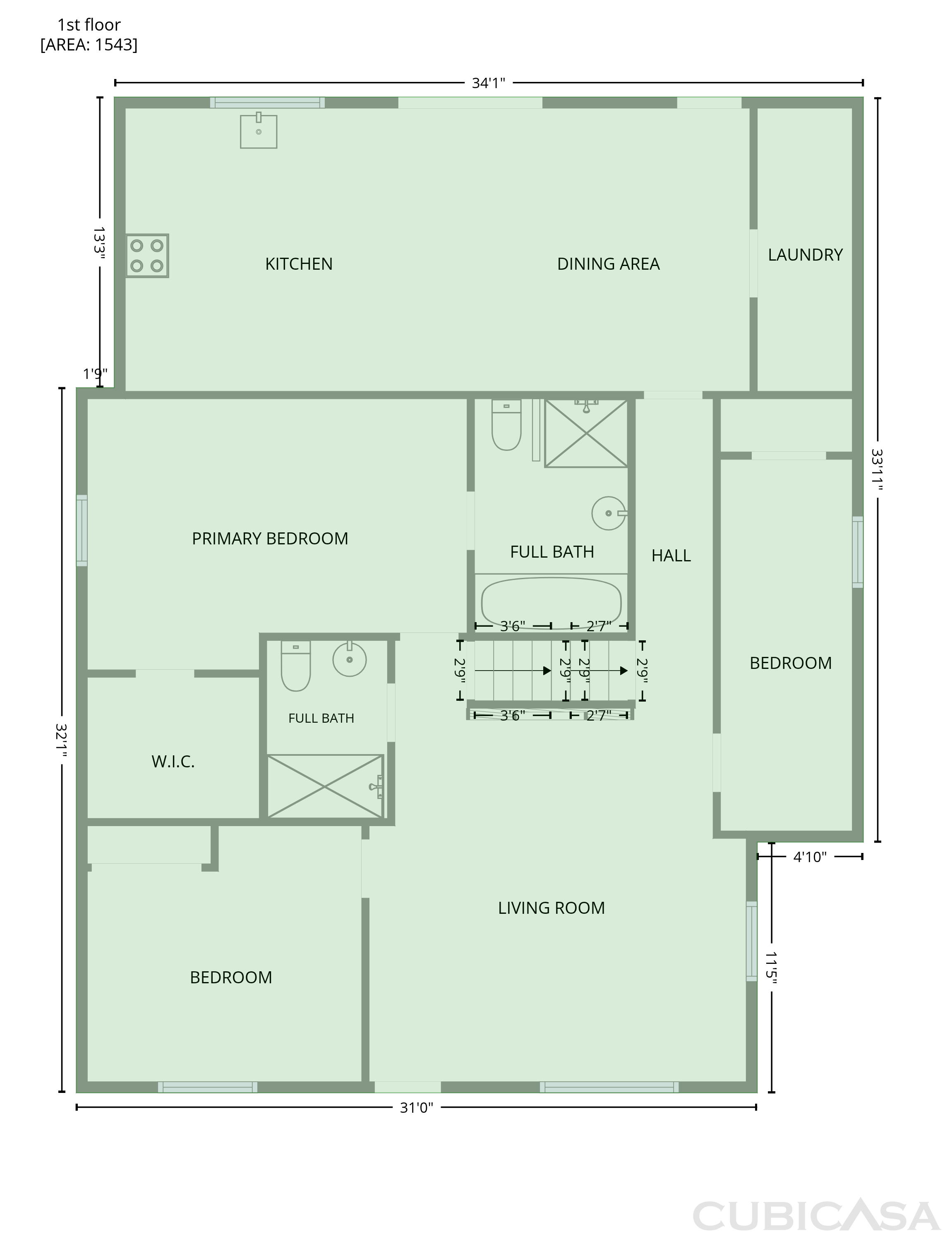 Second Floor of 517 E 27th St, Winston Salem, NC