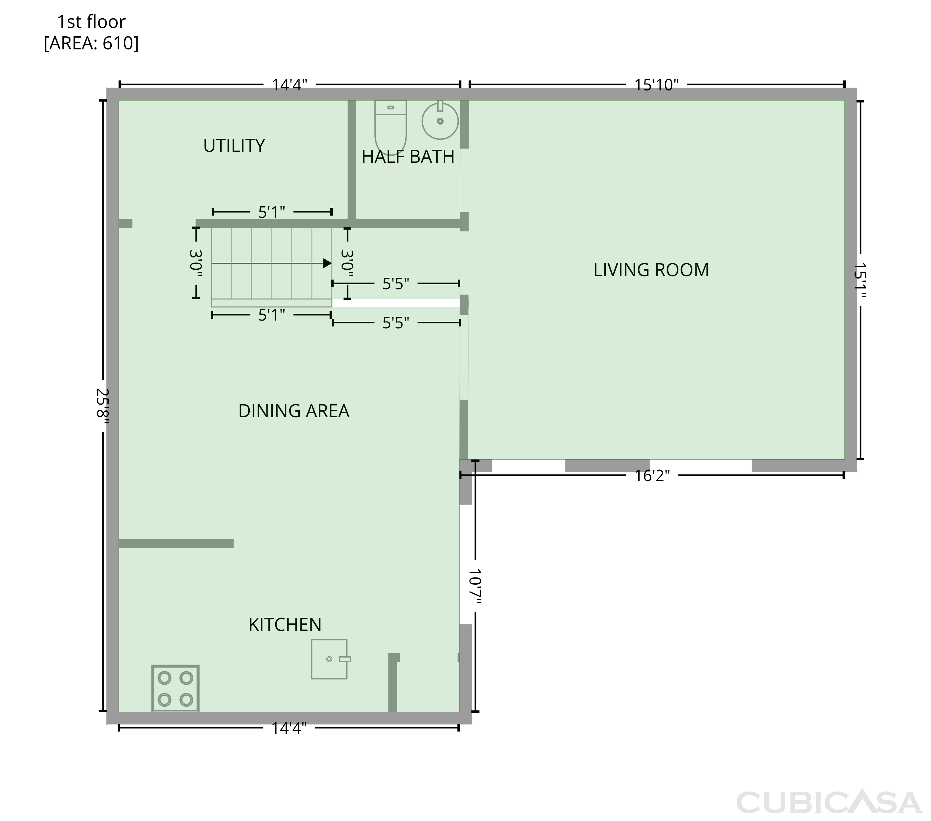 Main Floor of 320 Summerwalk Cir, Chapel Hill, NC