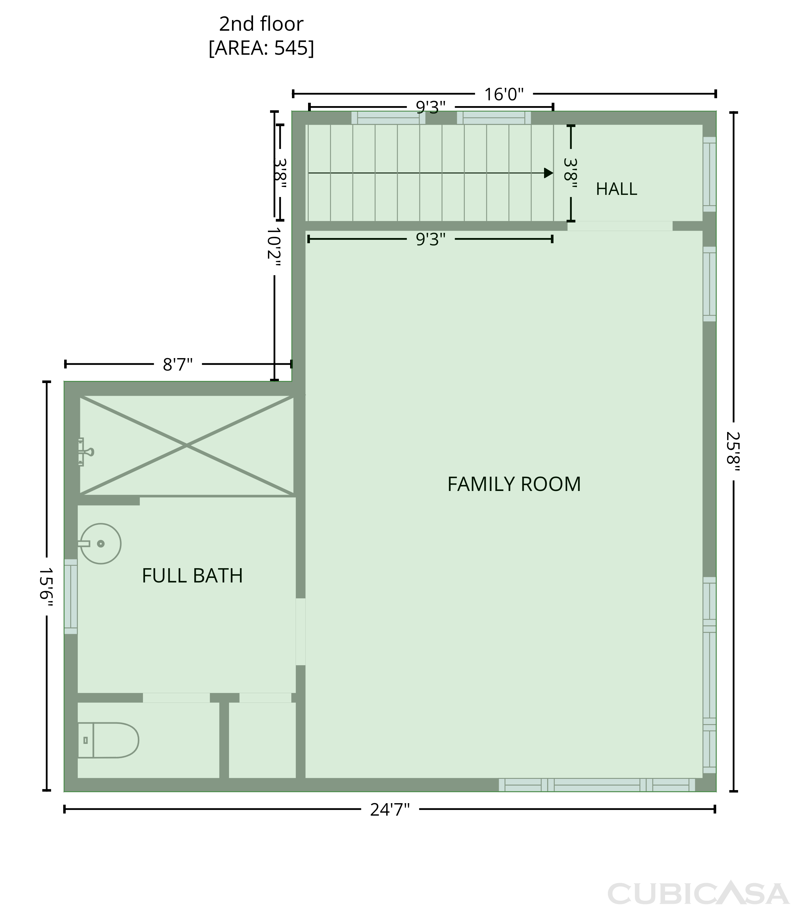 Second Floor of 1596 Aldorado Dr, Vista, CA