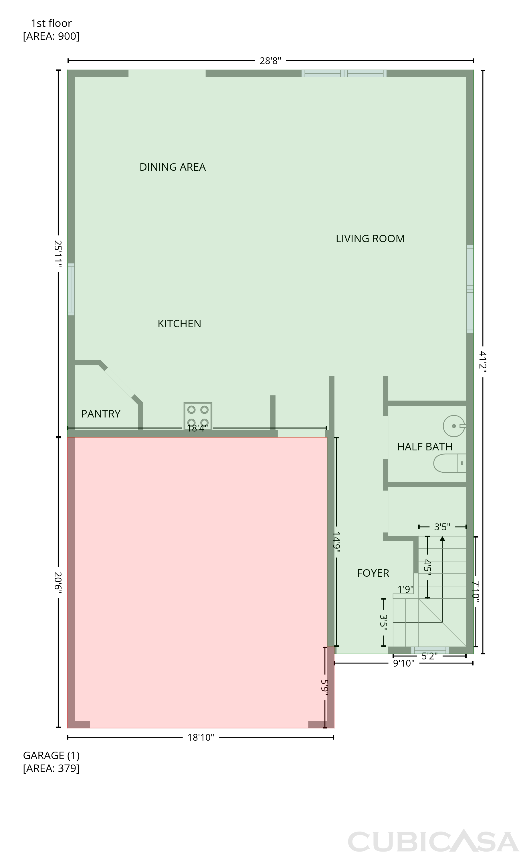 Main Floor of 8250 Cape Fox Dr, Jacksonville, FL