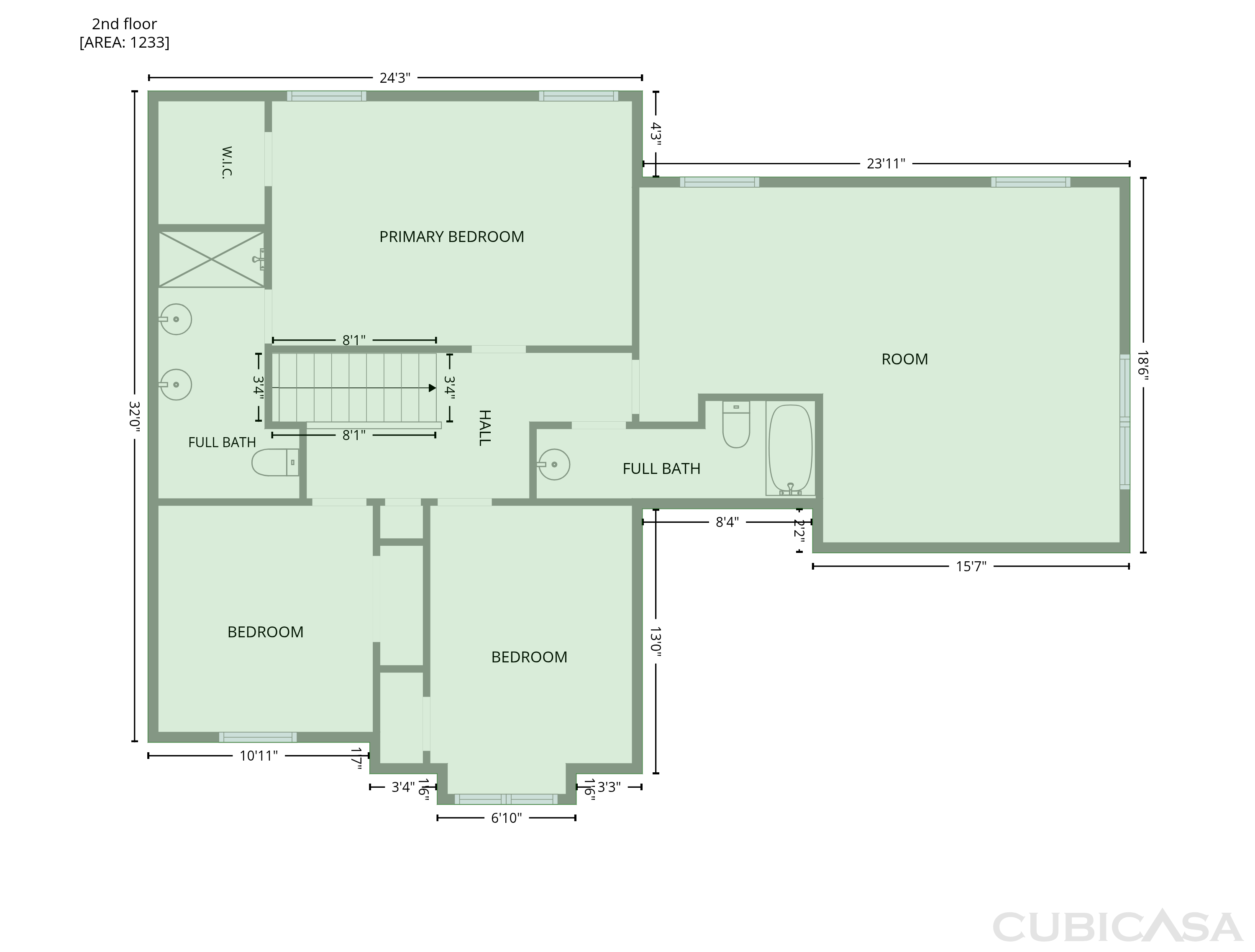Second Floor of 1711 Hickory Ridge Rd, Rock Hill, SC