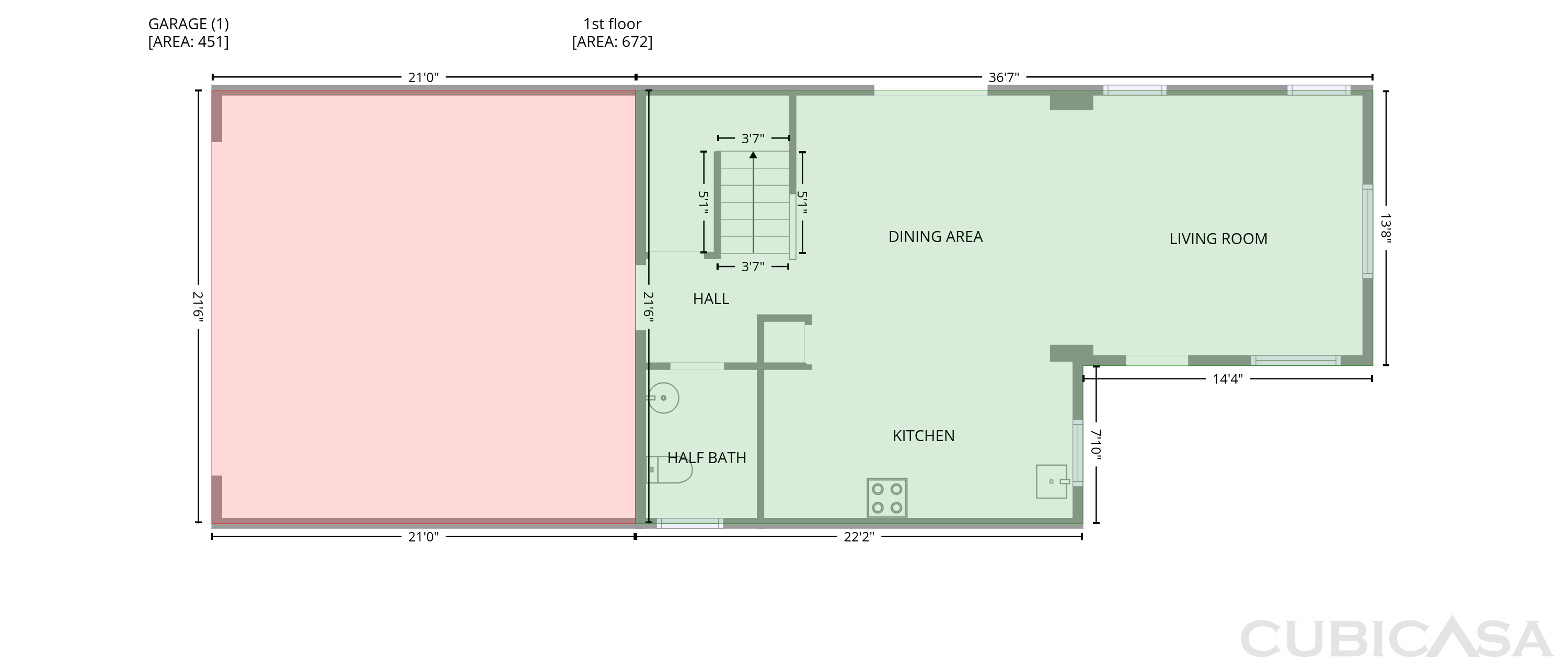 Main Floor of 2739 N 73rd Dr, Phoenix, AZ