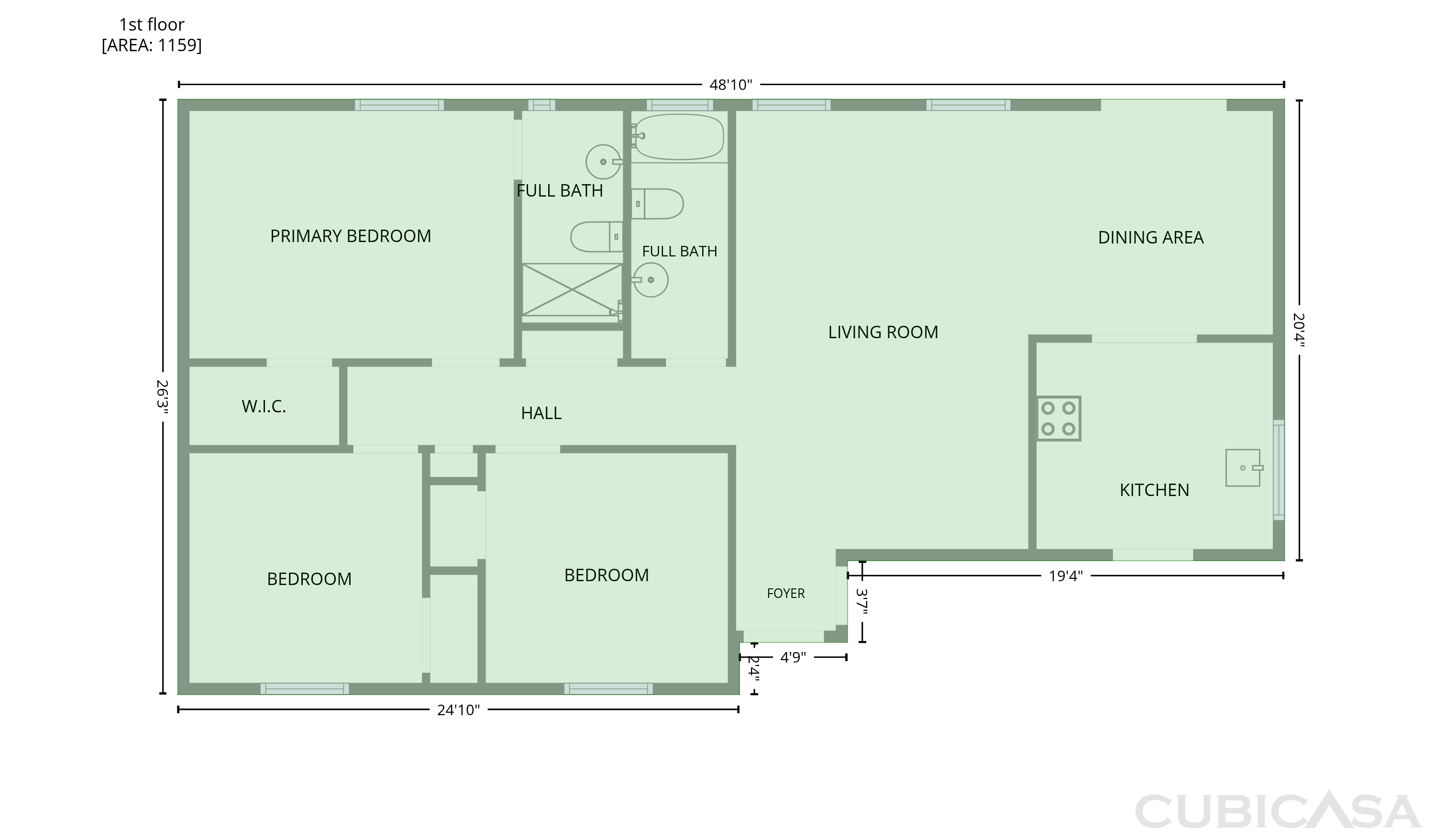 Main Floor of 7957 Jacques Dr, Jacksonville, FL