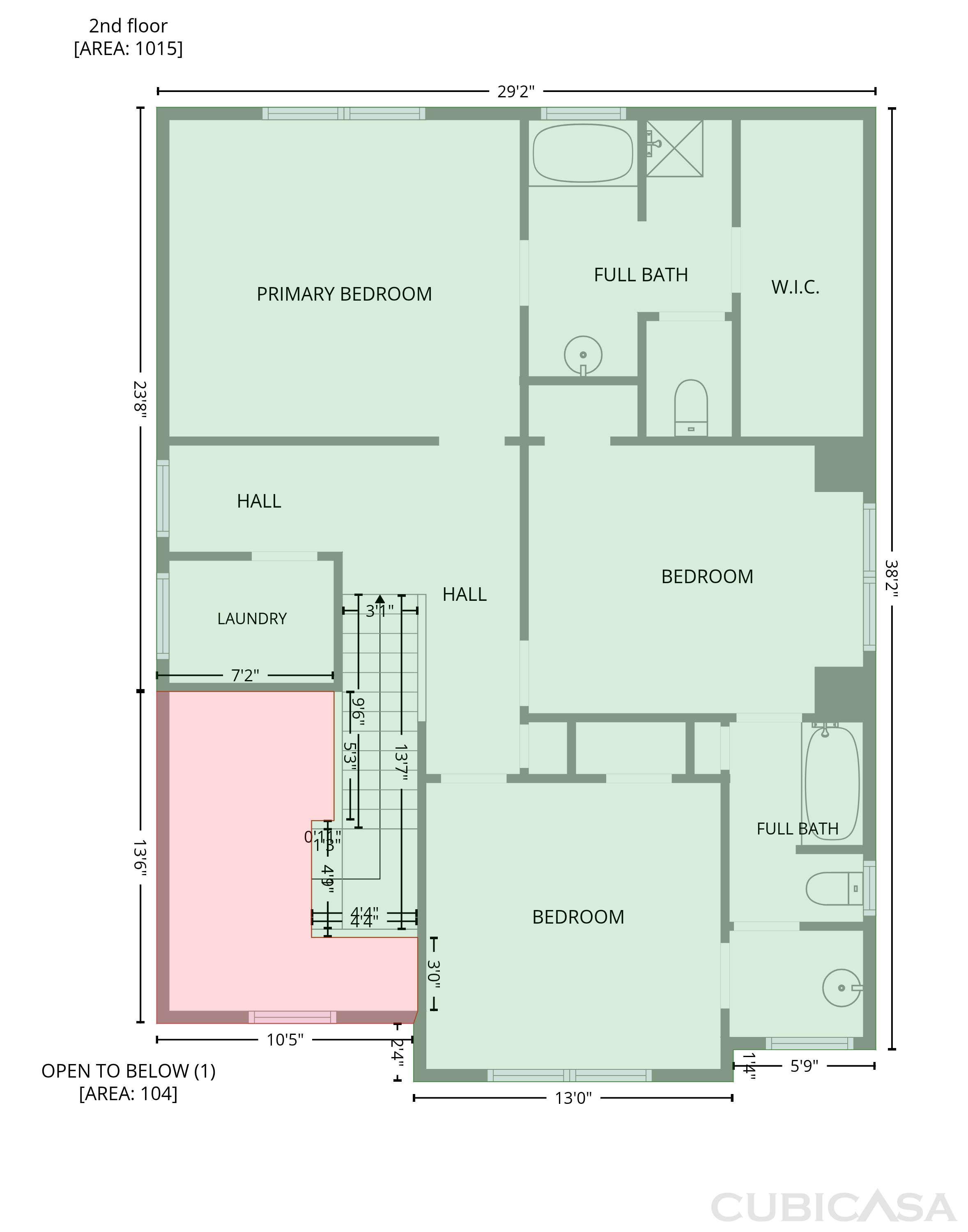 Second Floor of 5659 Chatham Cir, Norcross, GA
