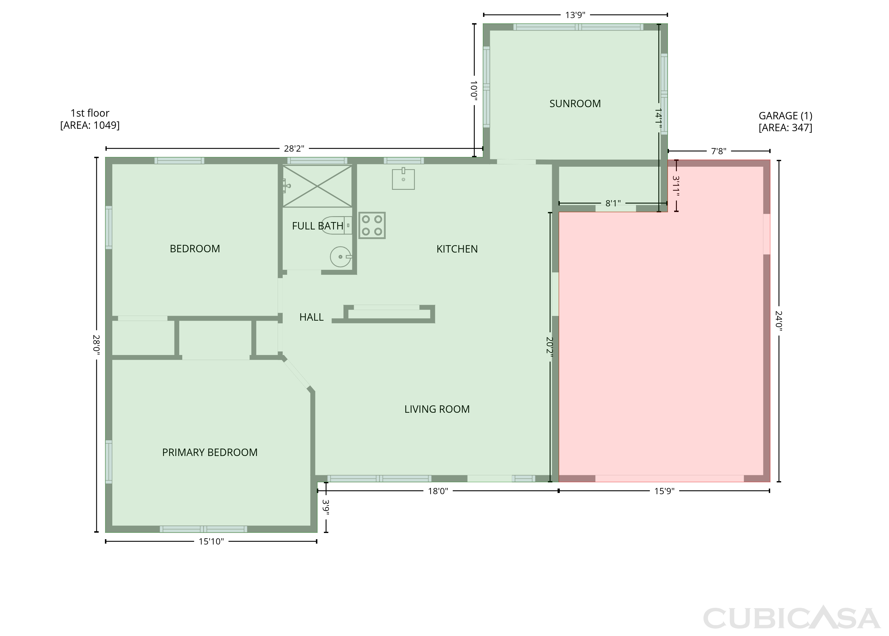 Main Floor of 7037 Green St, New Port Richey, FL
