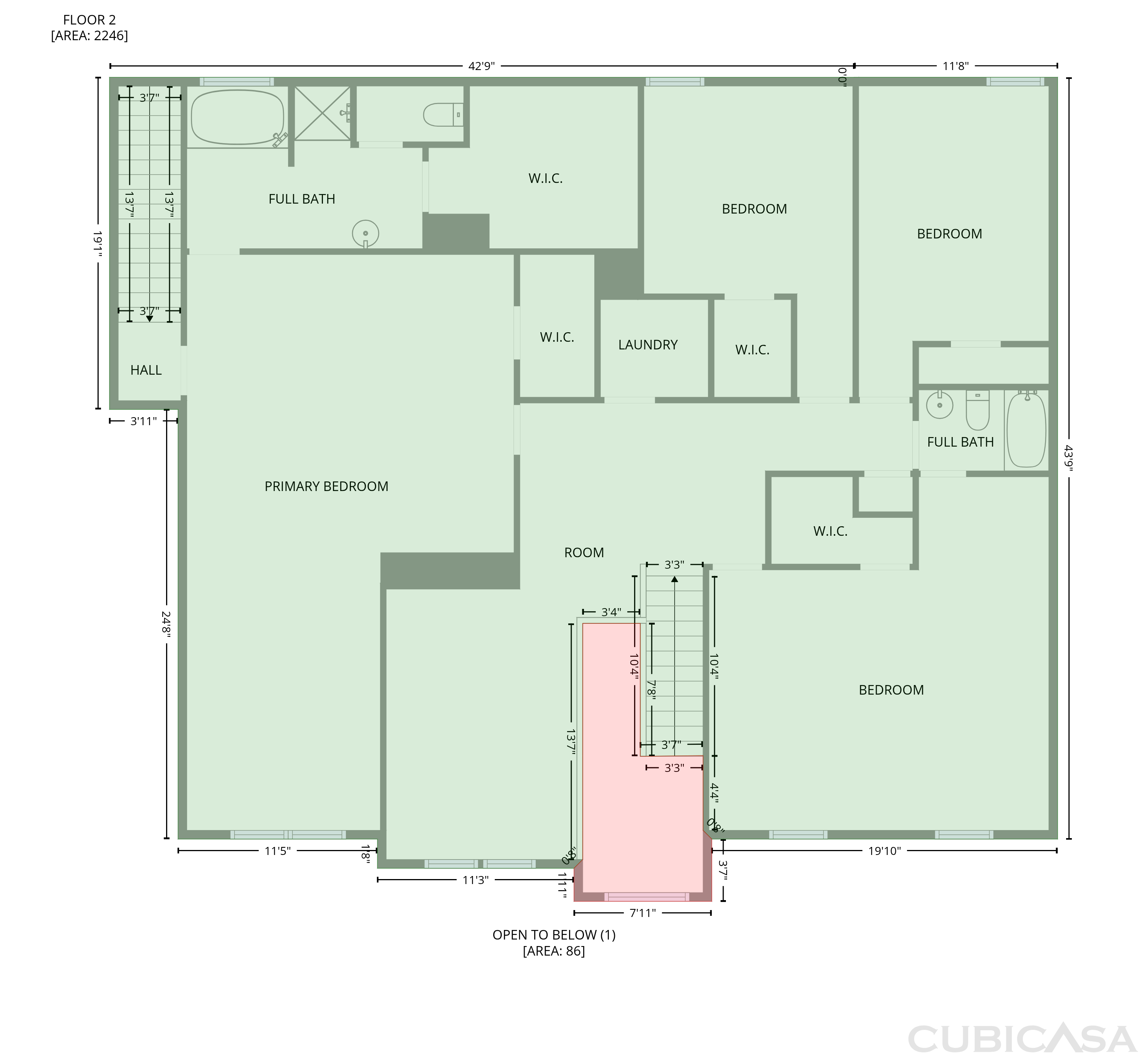 Second Floor of 10712 Southwood Dr, Hampton, GA