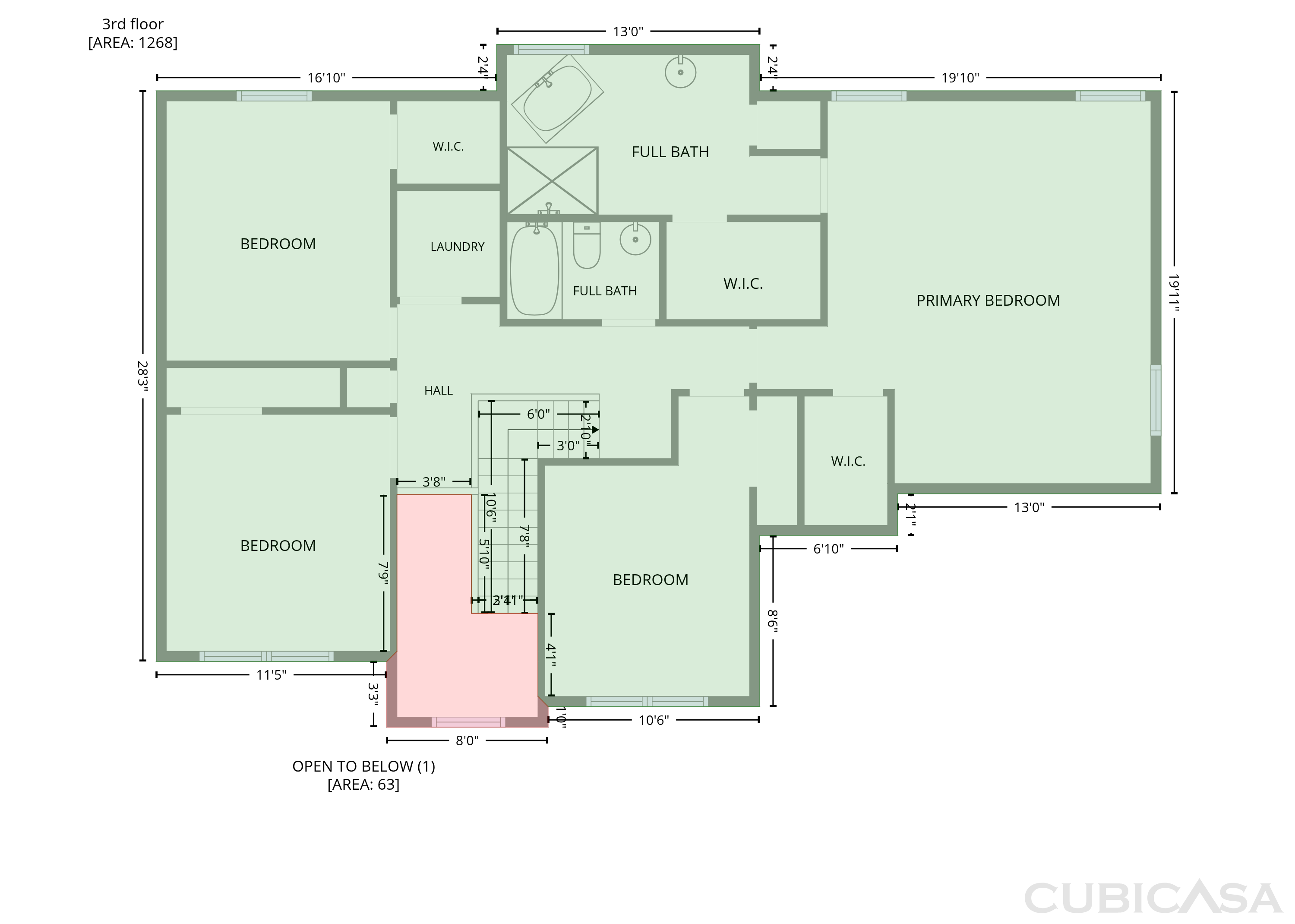 Third Floor of 3612 Brookefall Ct, Suwanee, GA