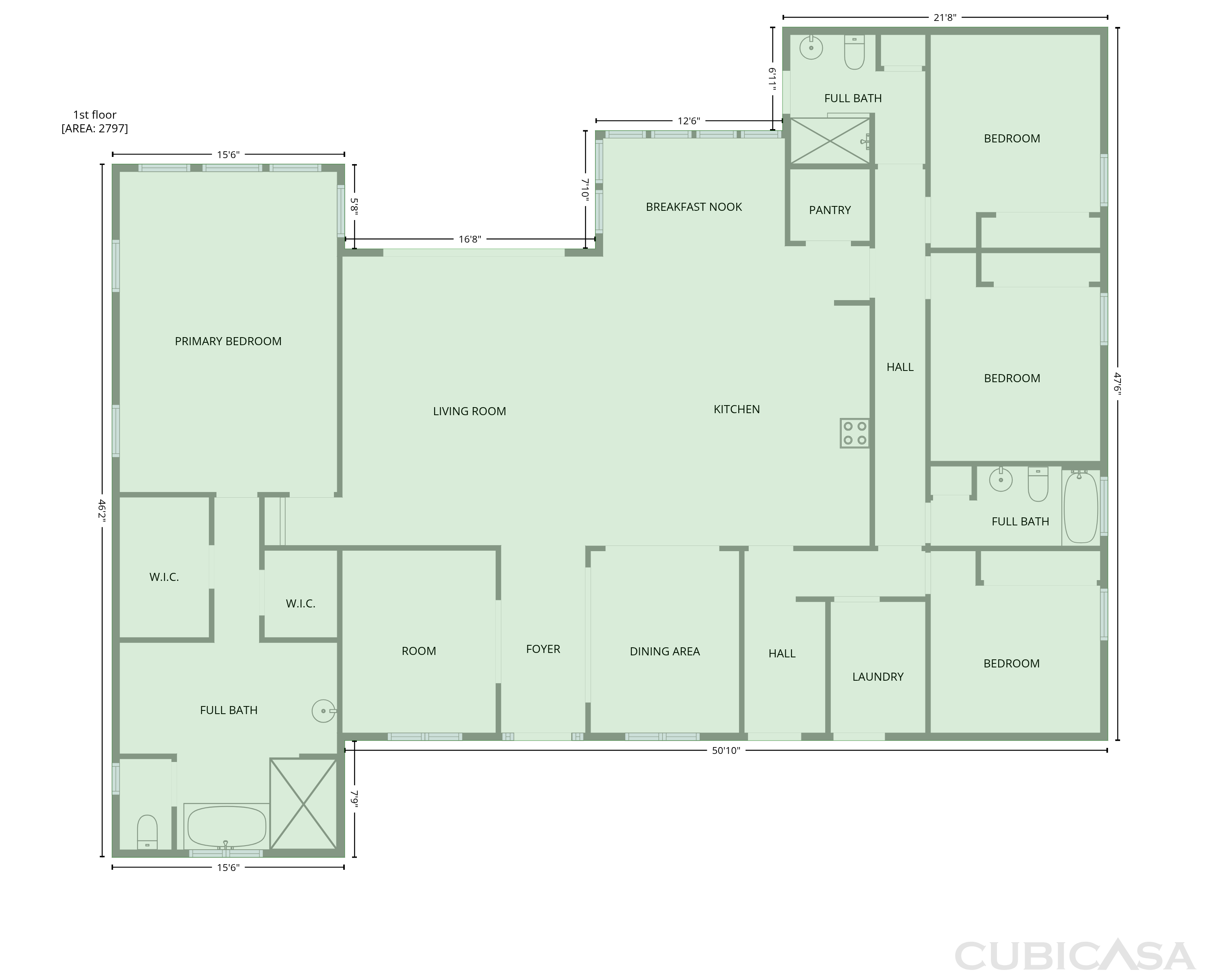 Main Floor of 401 River Bed Ct, Wimauma, FL