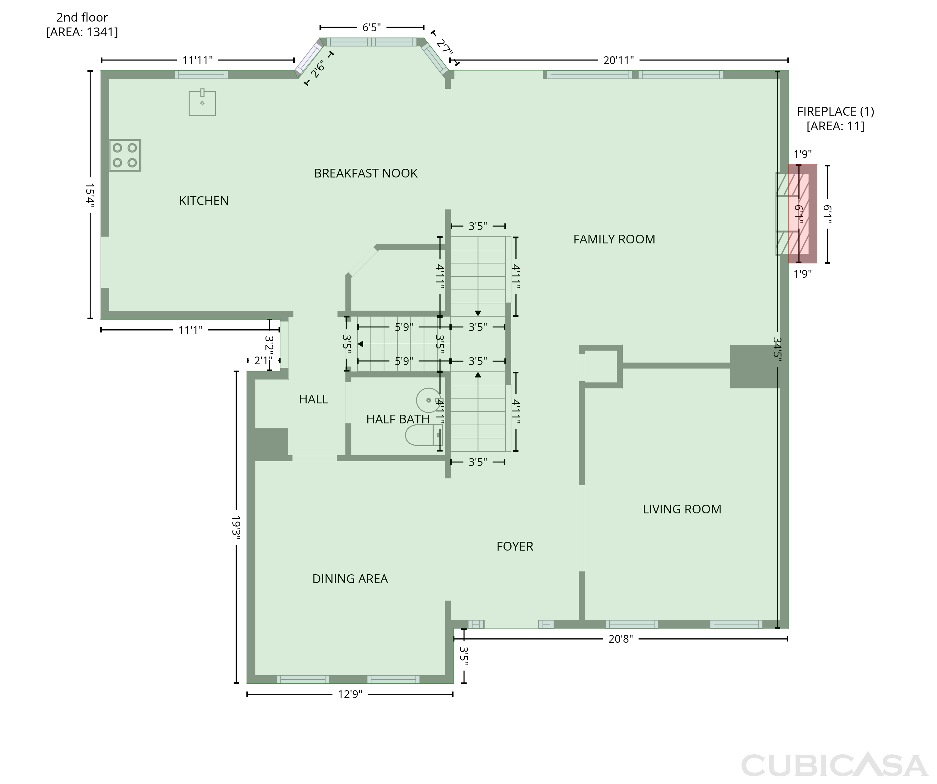 Second Floor of 5228 Yellowtail Ln NW, Kennesaw, GA