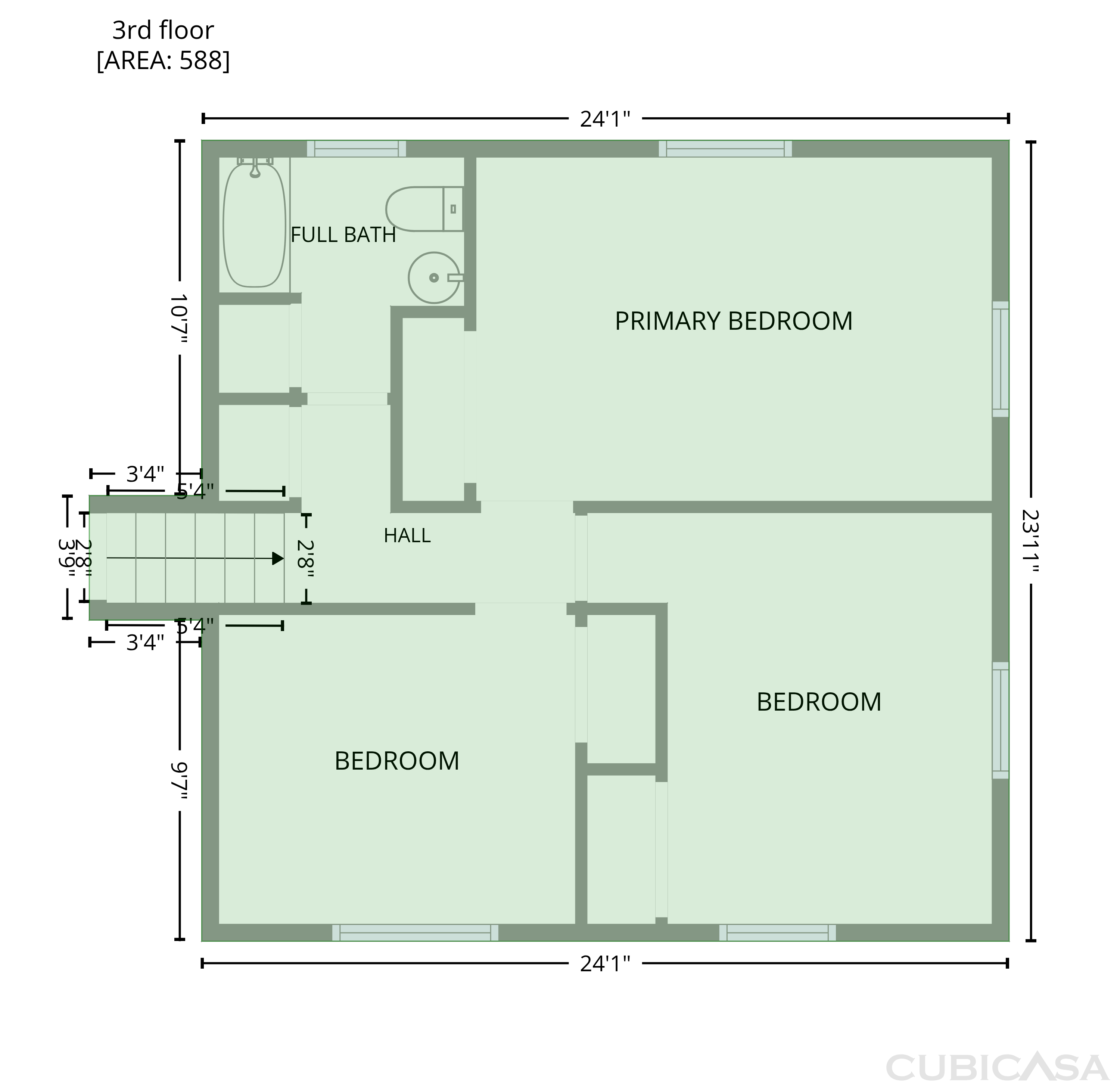 Third Floor of 6147 E 40th St, Indianapolis, IN