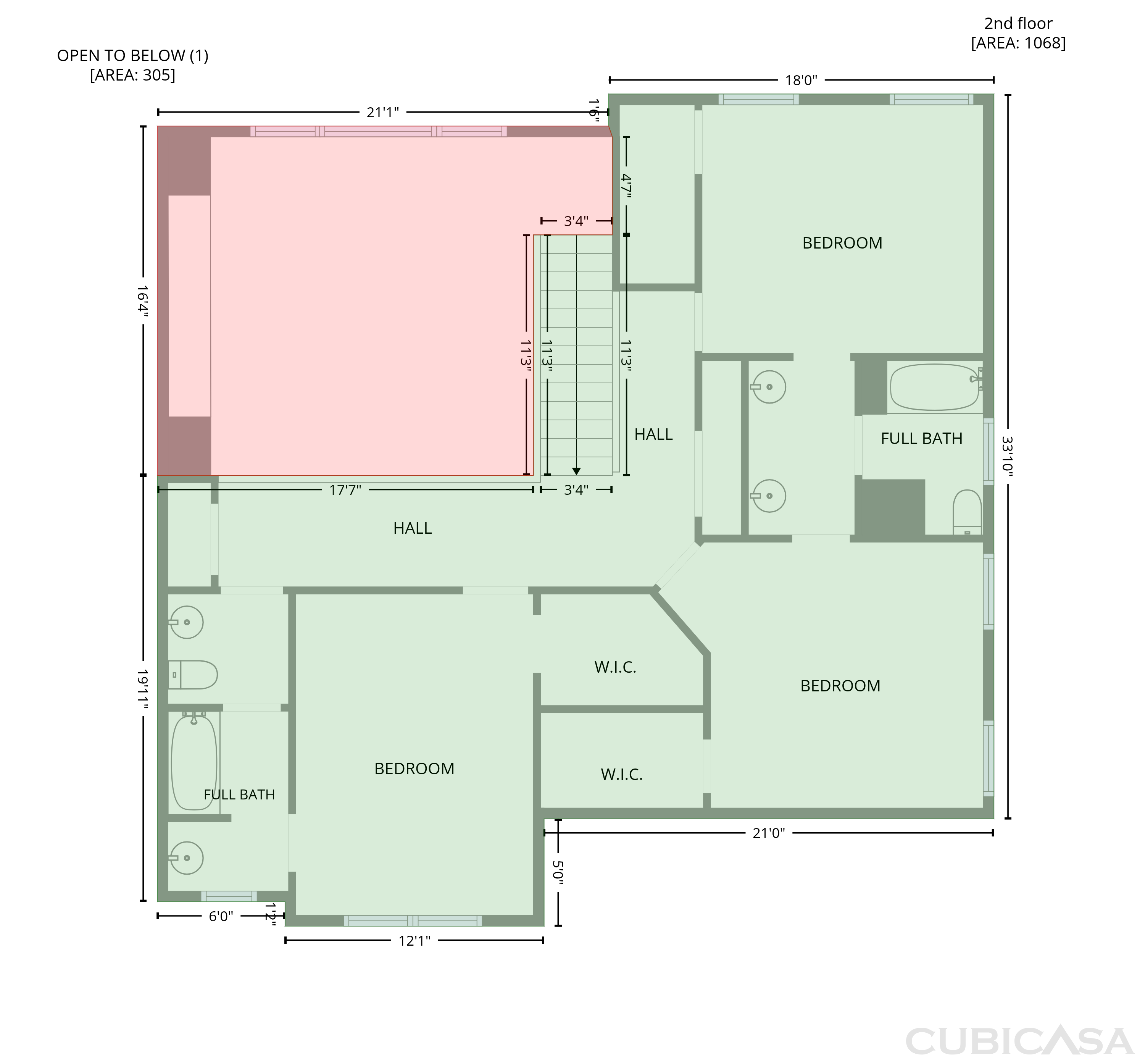Second Floor of 354 Crimson Way, Pittsboro, NC