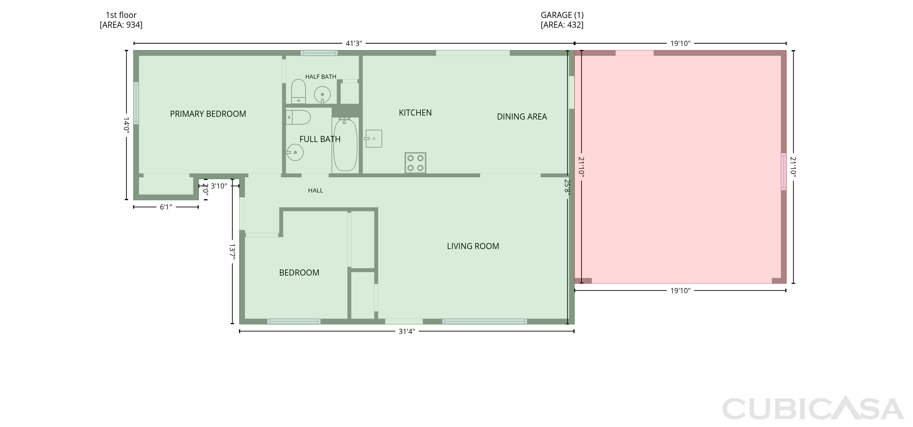 Main Floor of 1219 Franklin St, Taylorsville, IN