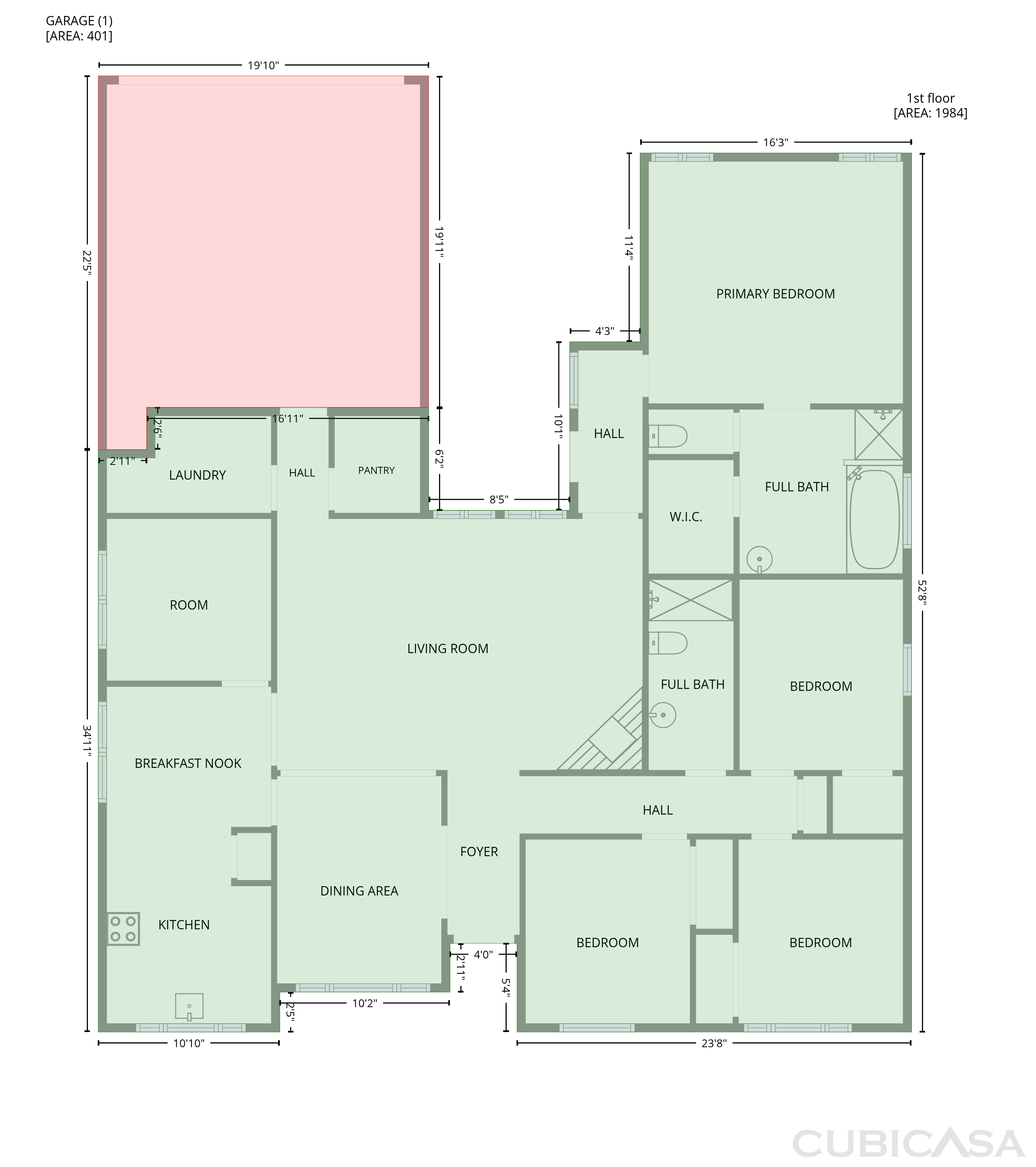 Main Floor of 2522 Palisades Pl, Mesquite, TX