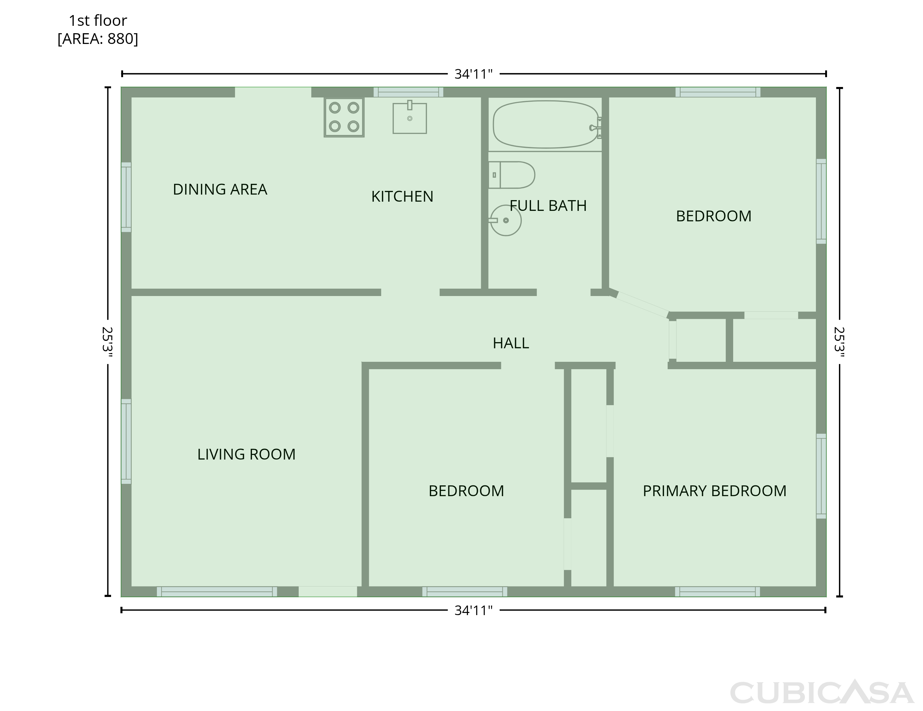 Main Floor of 264 Crowell Dr SW, Concord, NC