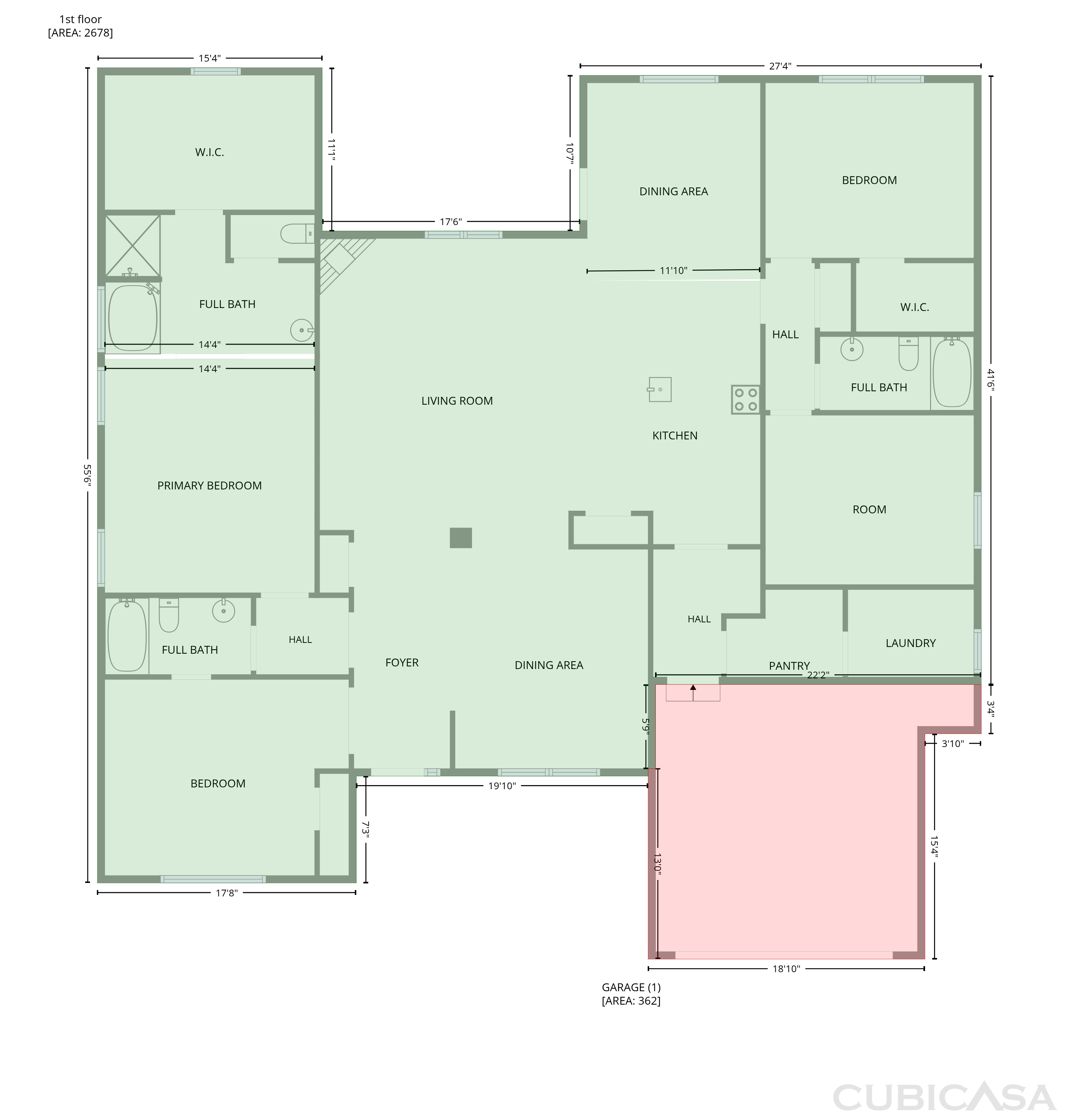 Main Floor of 403 Bramlett Ridge Dr, Dallas, GA