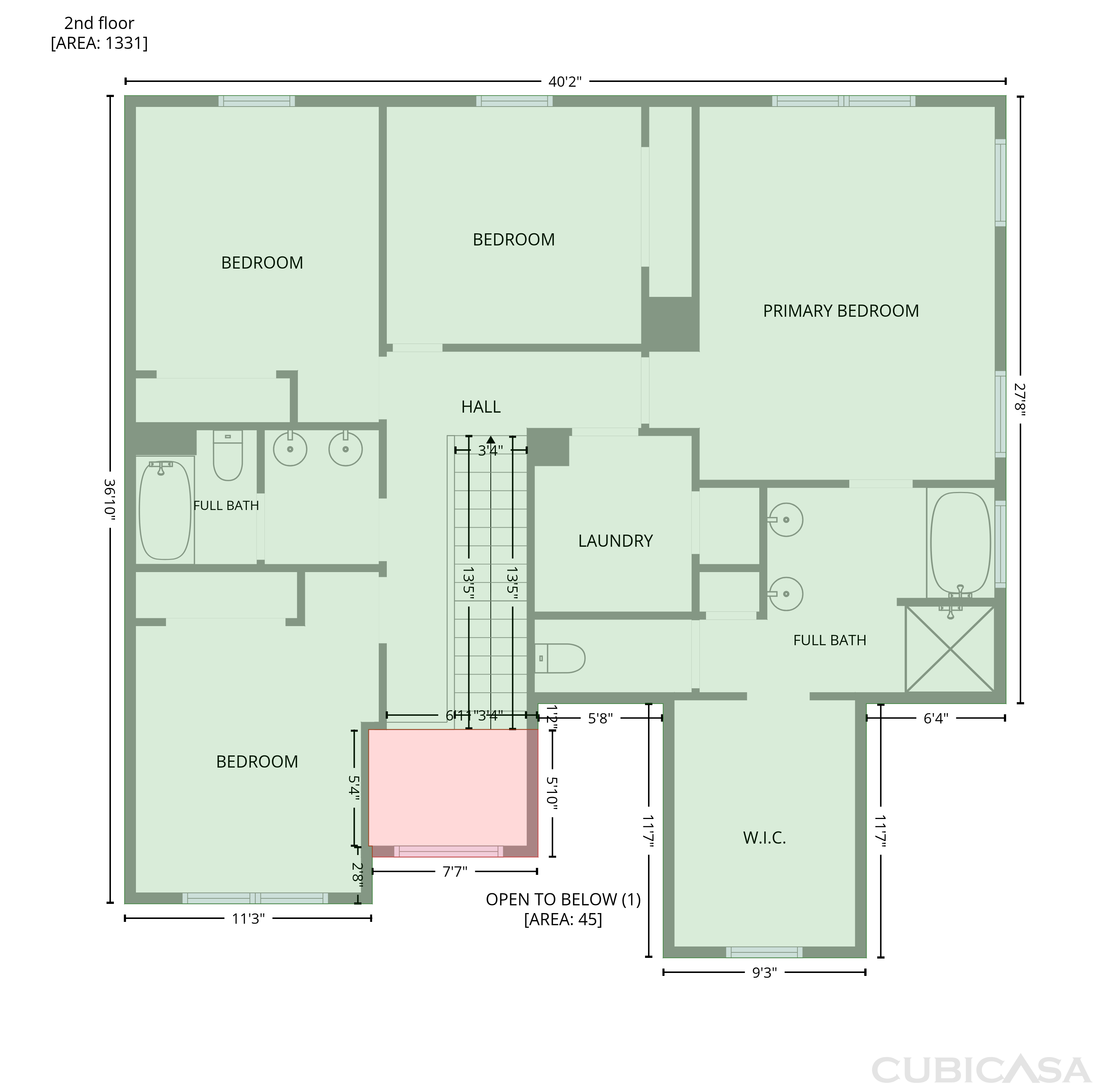 Third Floor of 1357 Balvaird Dr, Lawrenceville, GA
