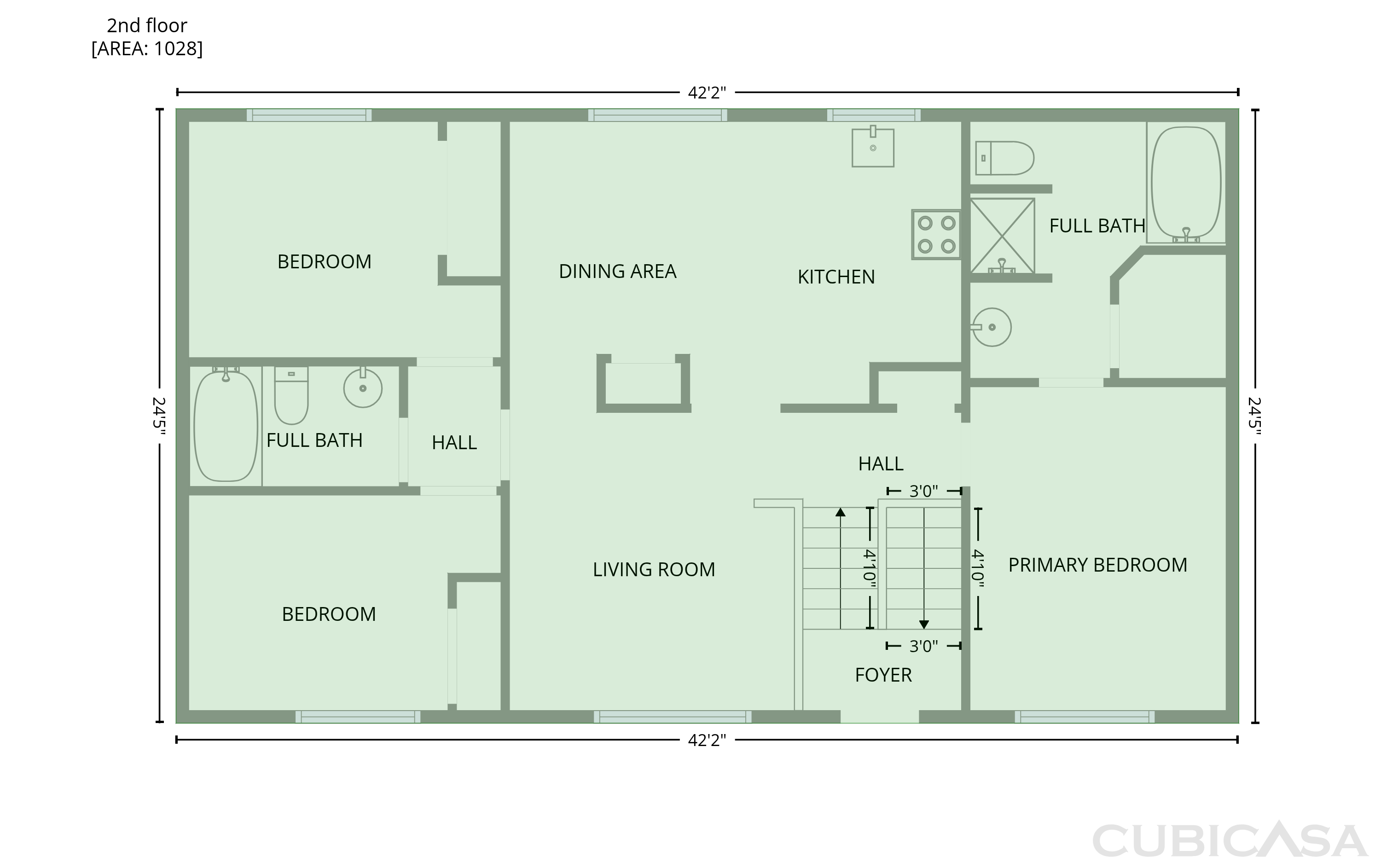 Second Floor of 4967 McKinley Dr, Lula, GA