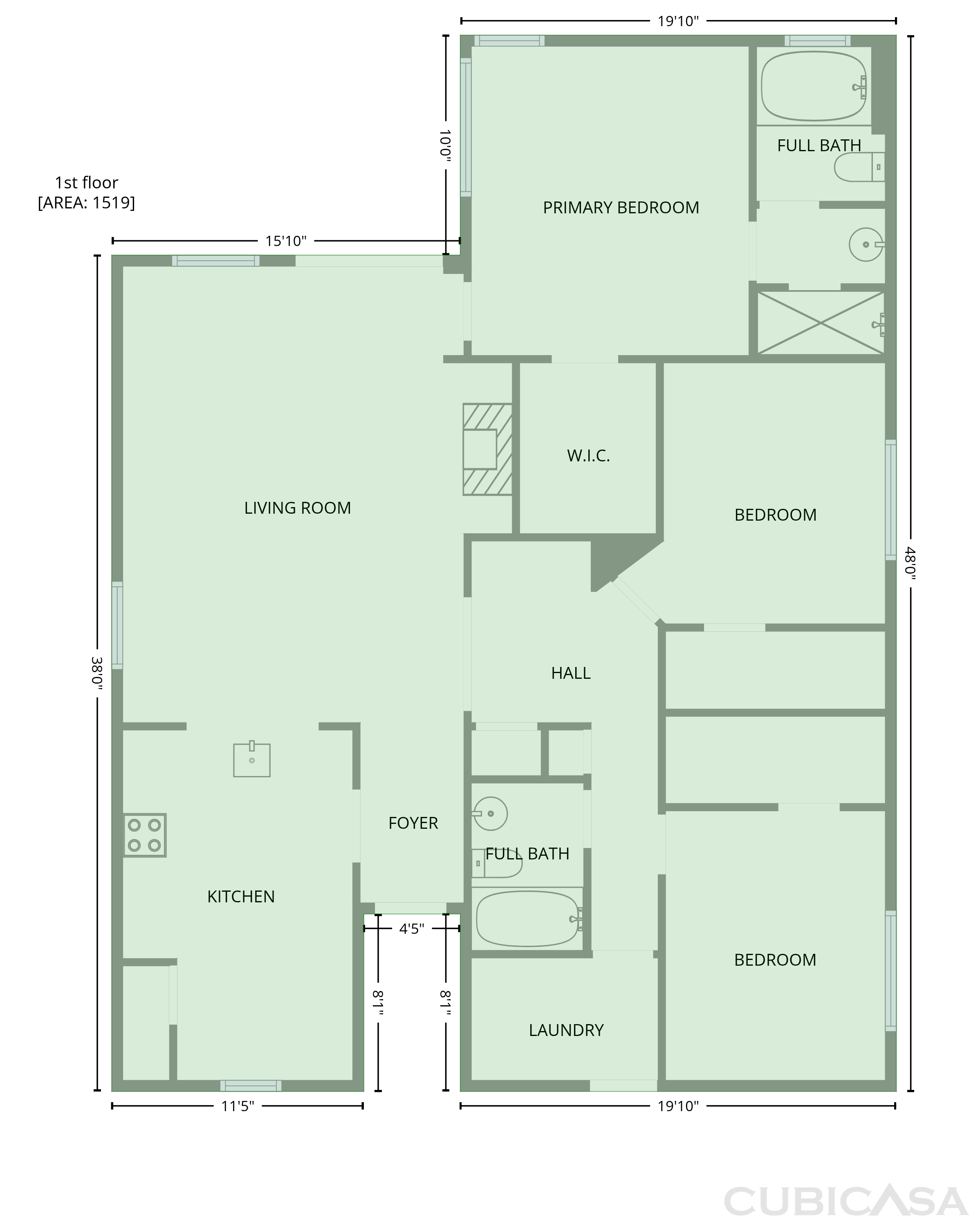 Main Floor of 3421 E Dennisport Ave, Gilbert, AZ