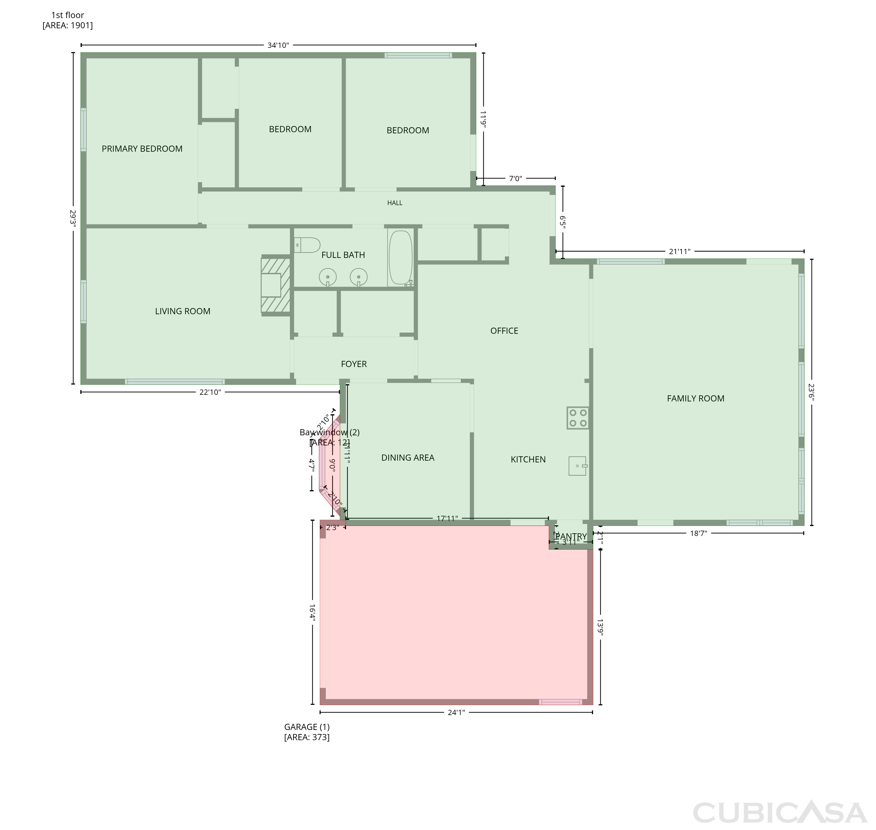 Main Floor of 6907 Spencer Cir, Tampa, FL