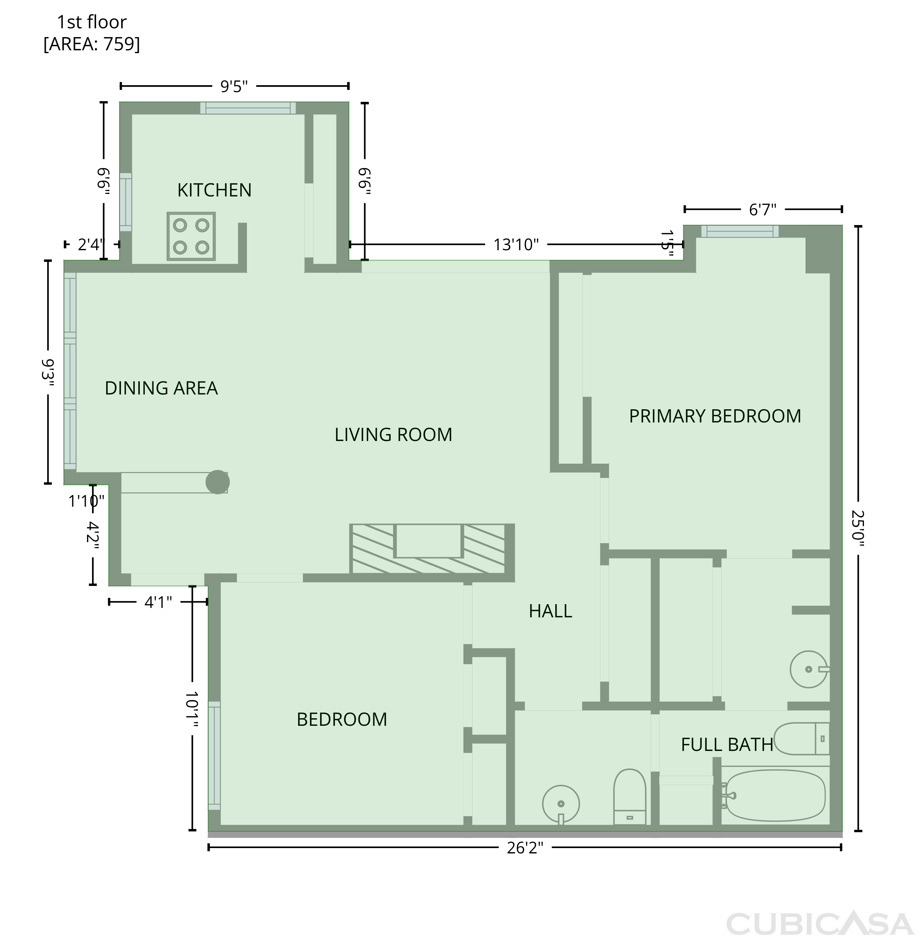 Main Floor of 1101 E Morehead St, Charlotte, NC