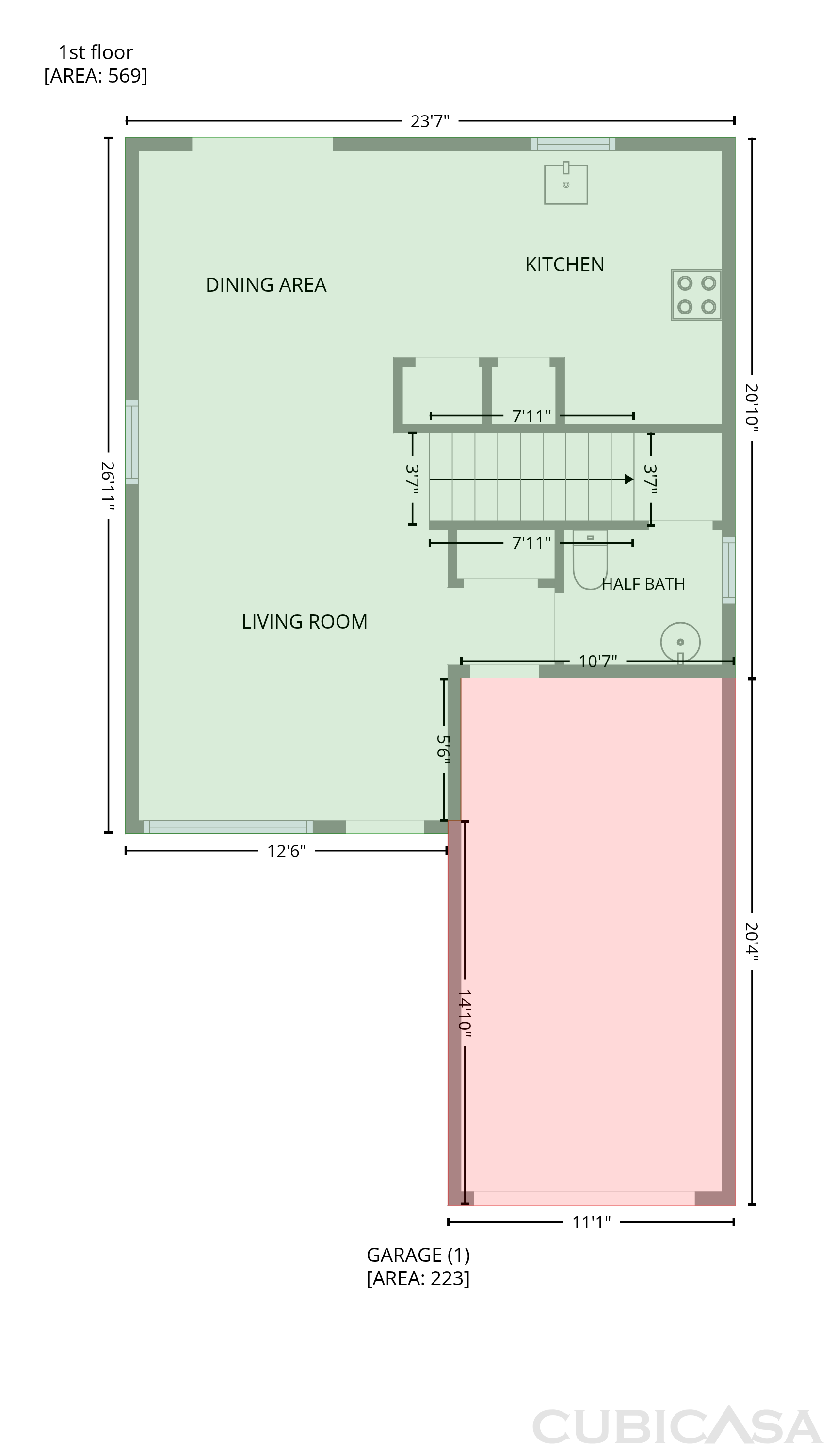 Main Floor of 1611 Callie Ct, Apopka, FL