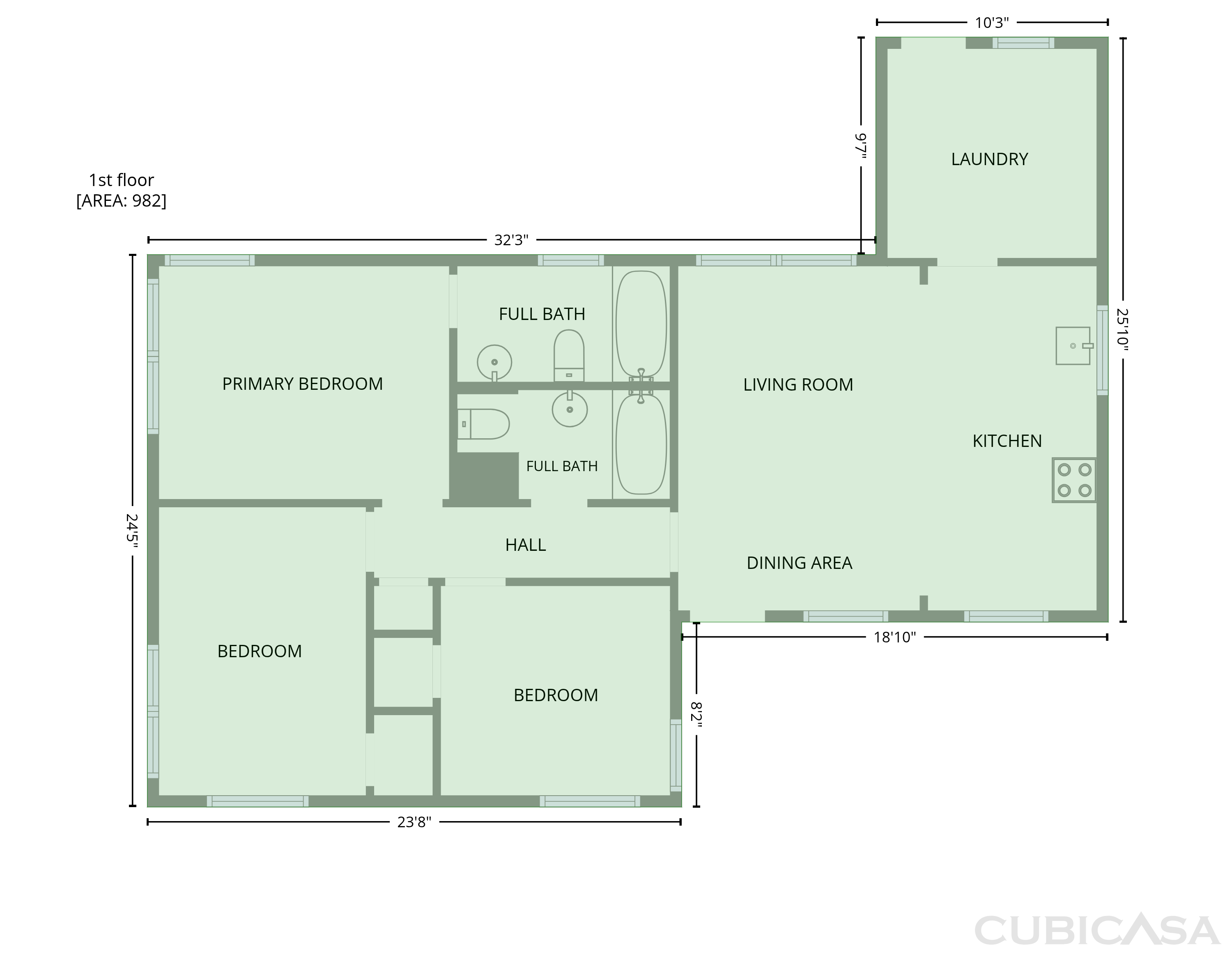 Main Floor of 2225 Misty Ln SE, Smyrna, GA