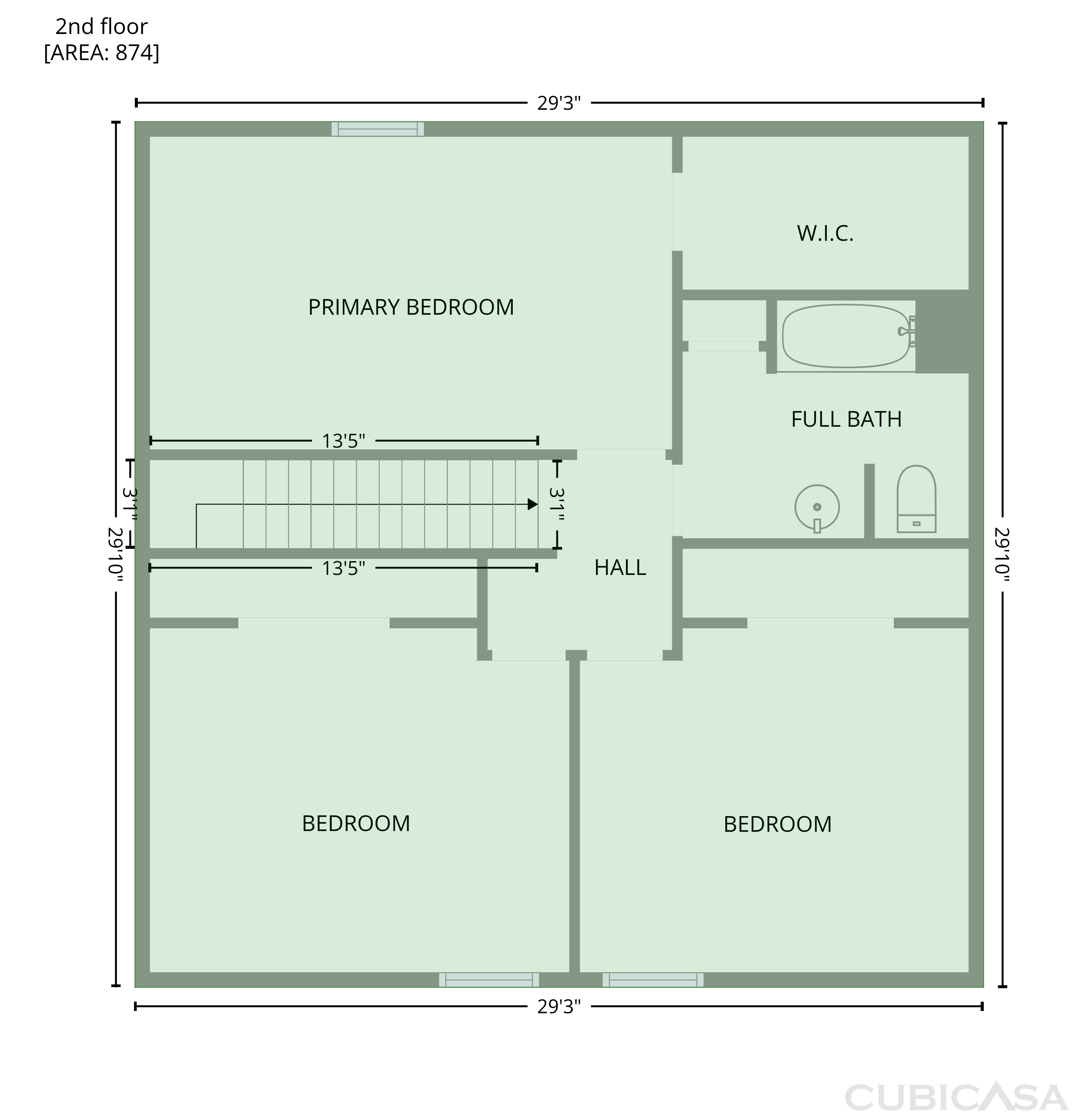 Second Floor of 4861 Hearthside Dr, Summerville, SC