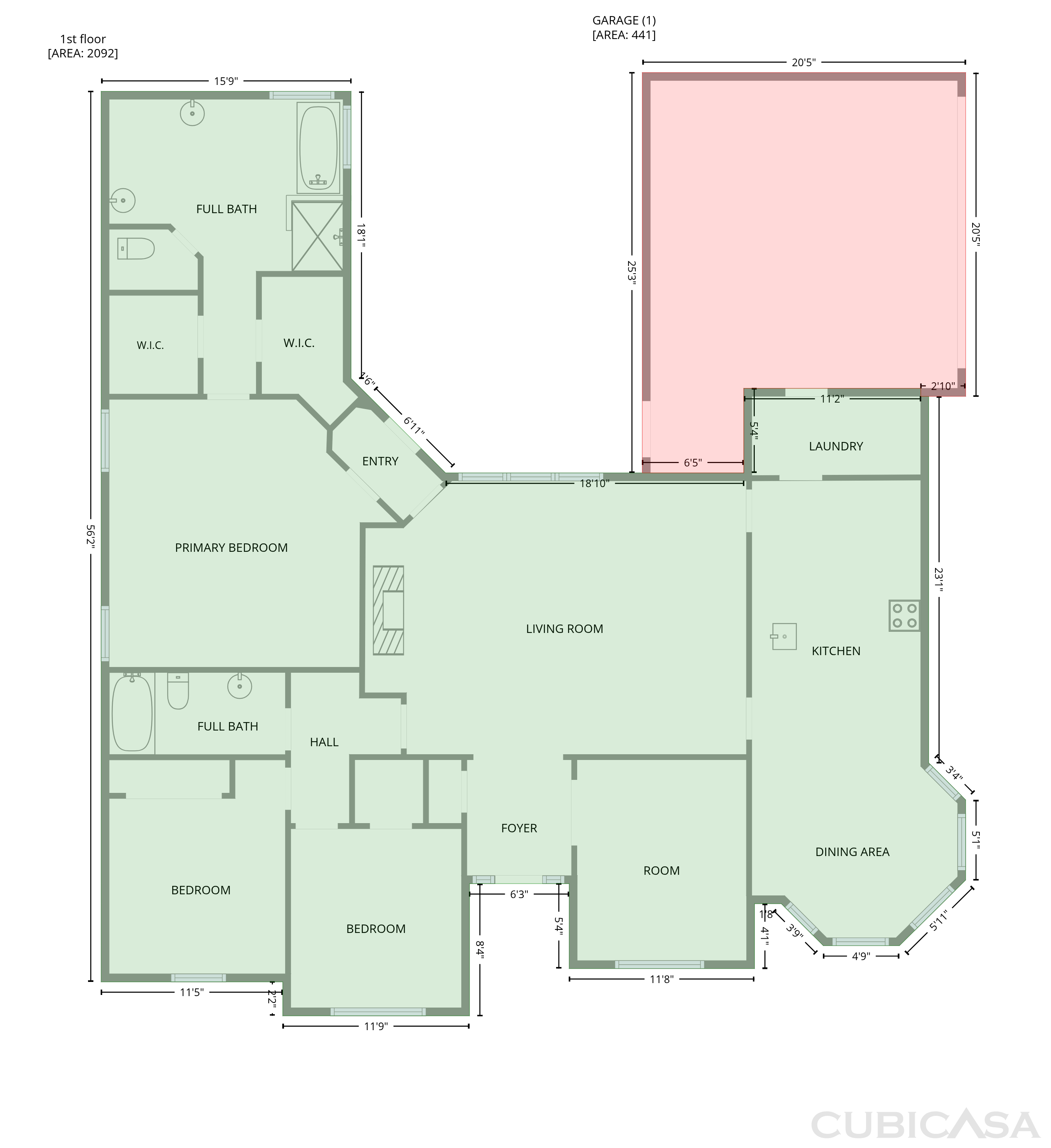 Main Floor of 603 Ash St, Pilot Point, TX