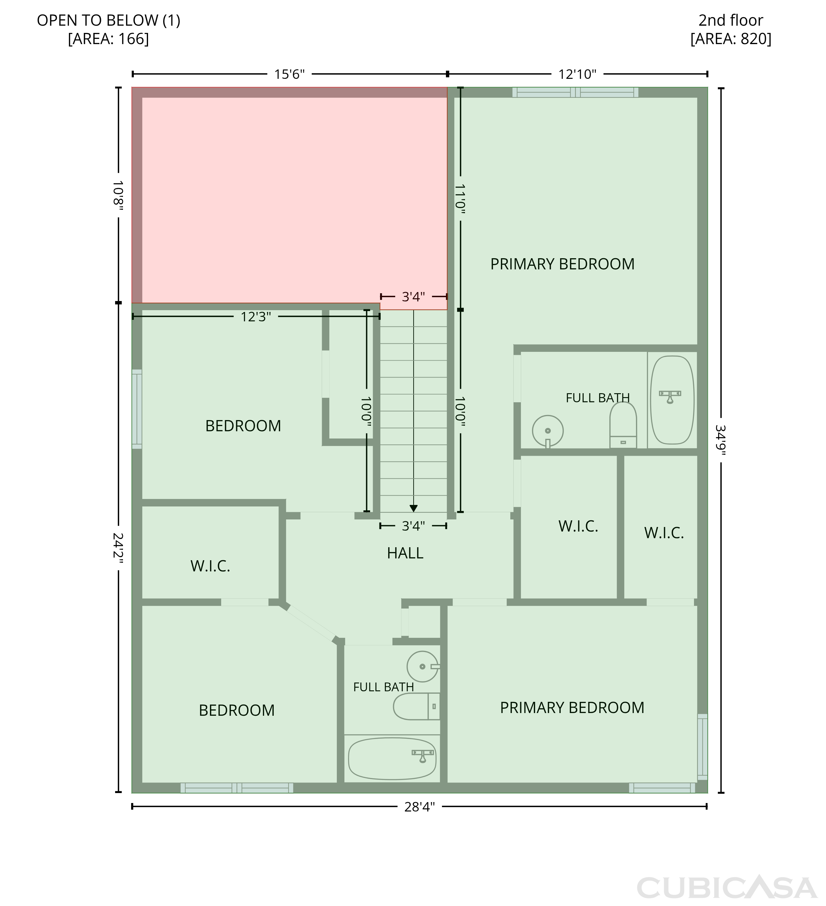 Second Floor of 11307 Narrowleaf Dr, Indianapolis, IN