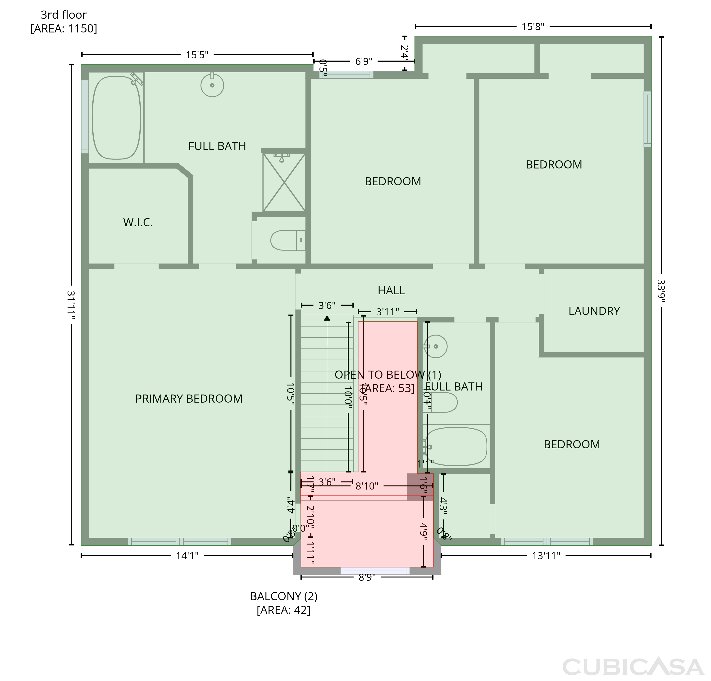 Third Floor of 1370 Providence Dr, Lawrenceville, GA