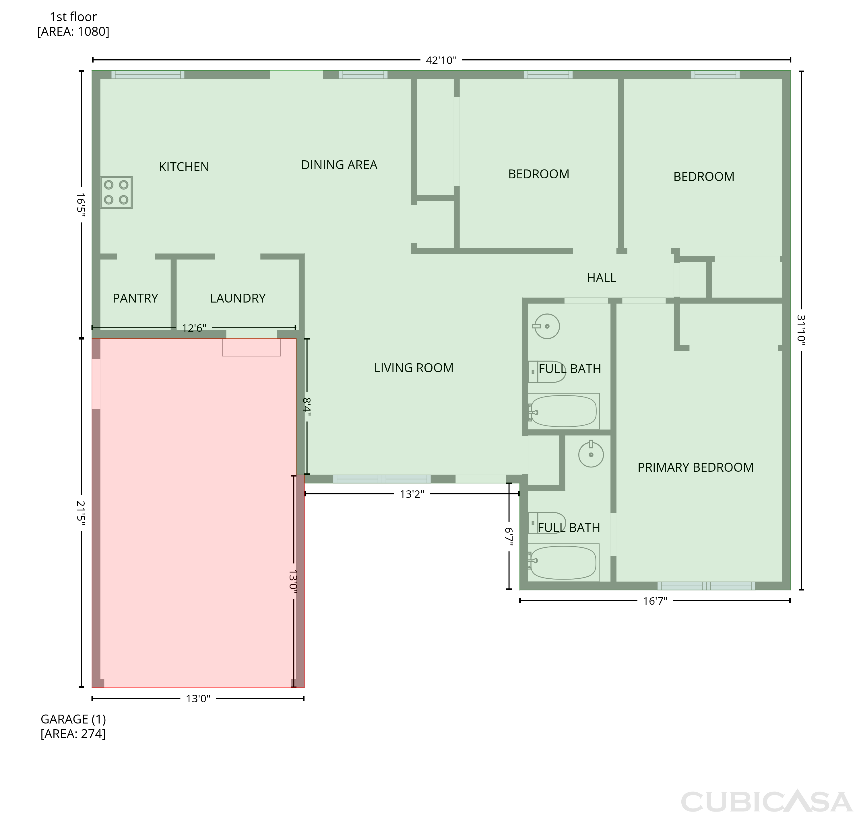 Main Floor of 4209 E Alene Dr, Tampa, FL