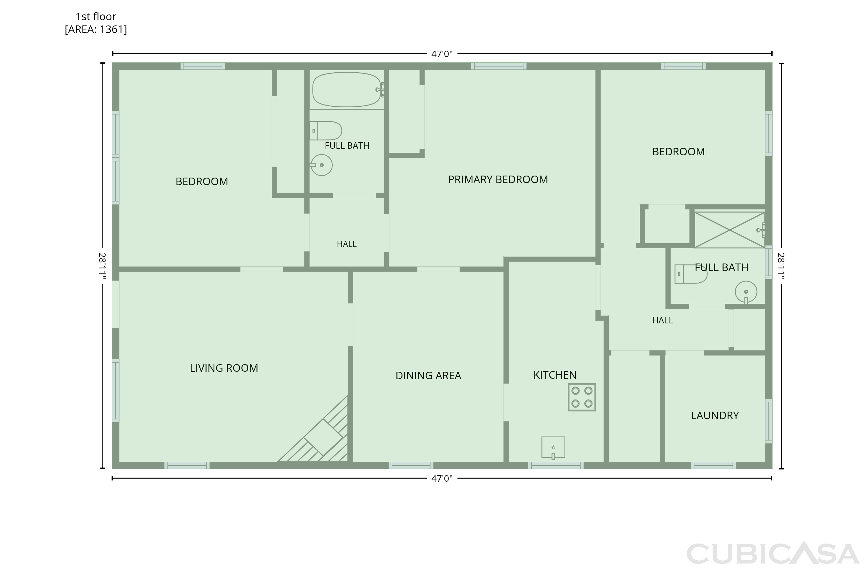 Main Floor of 2734 Magnolia Ave, Augusta, GA