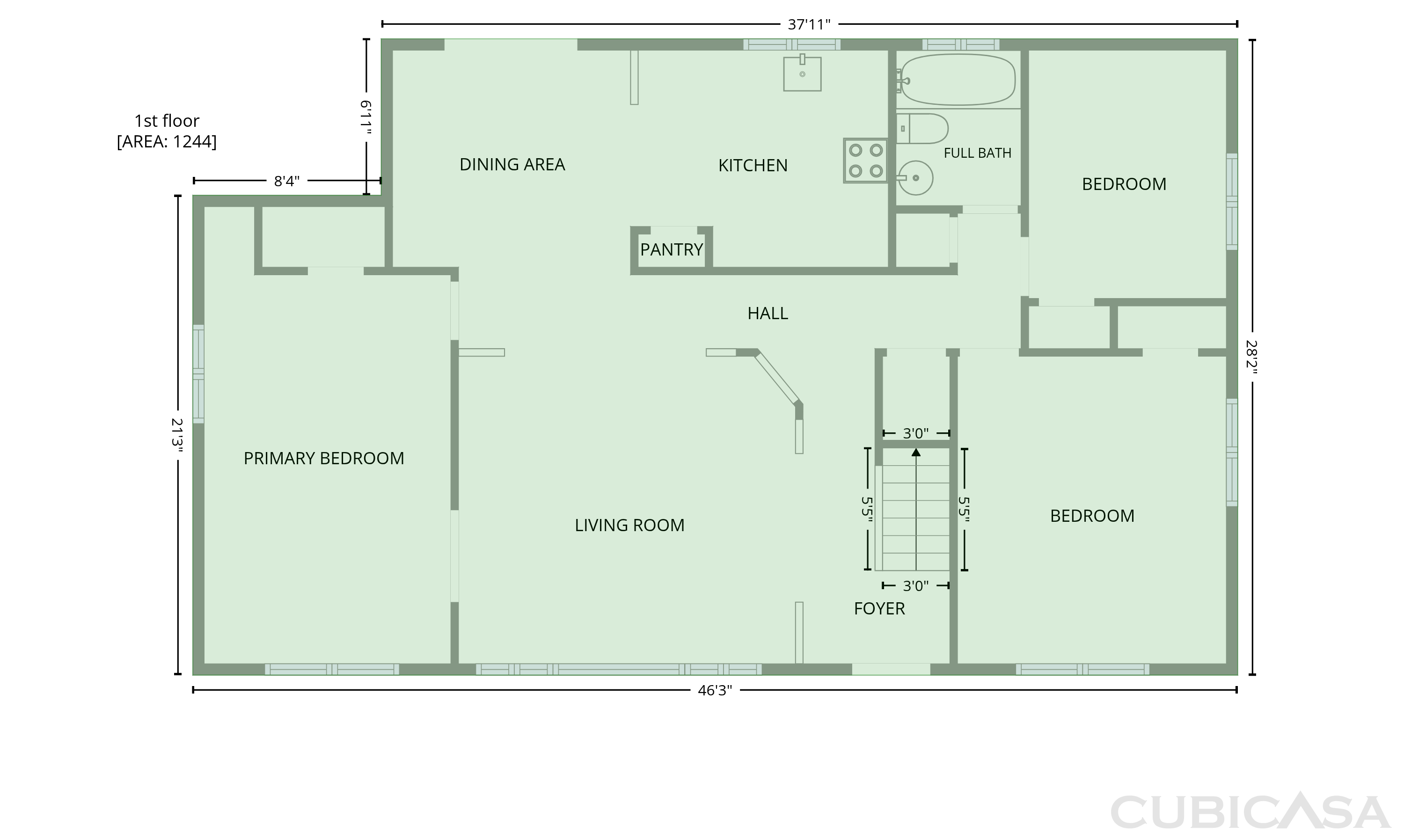 Main Floor of 9304 Farmington Dr, Henrico, VA