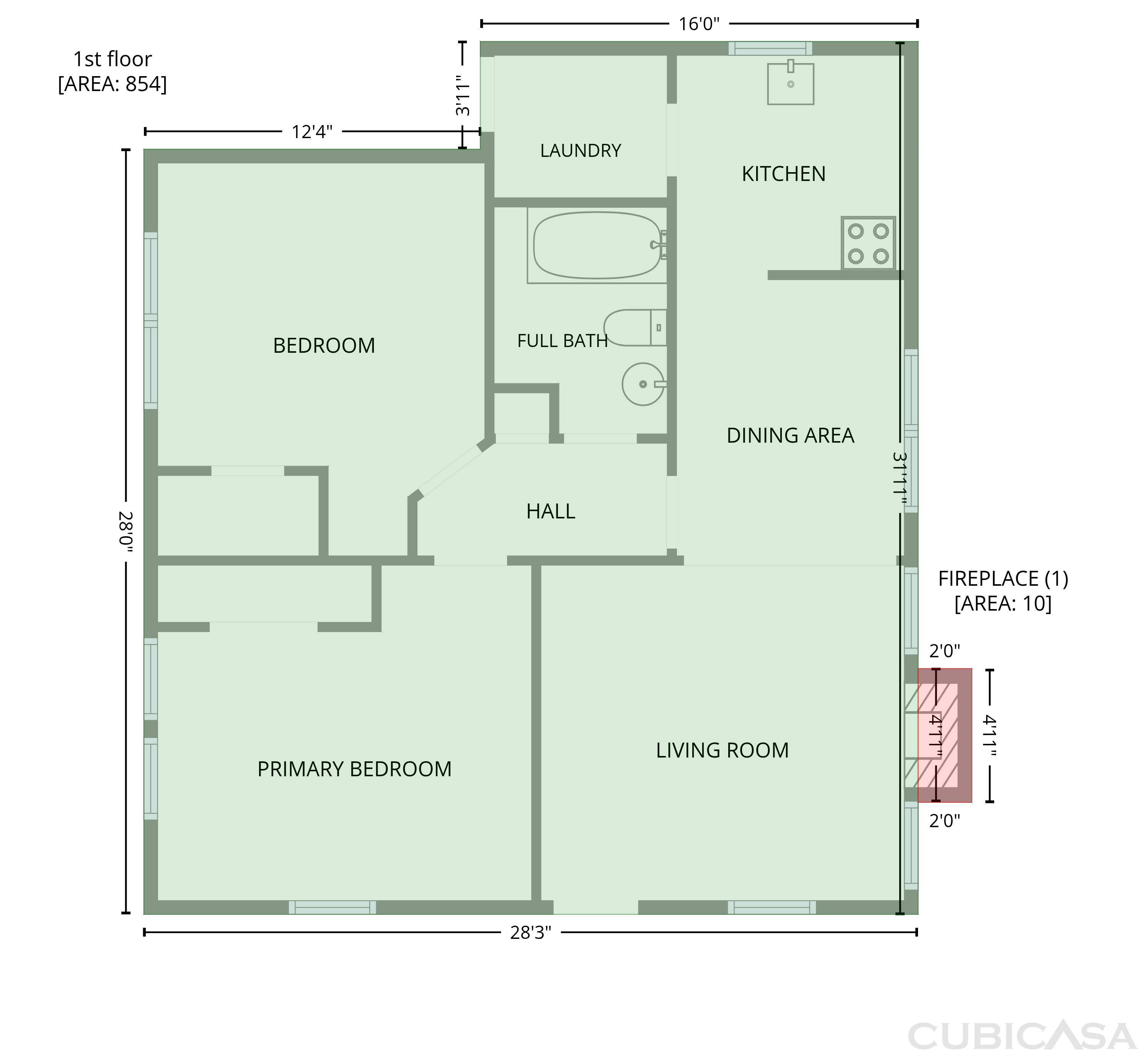 Main Floor of 2832 Avenue I, Fort Worth, TX
