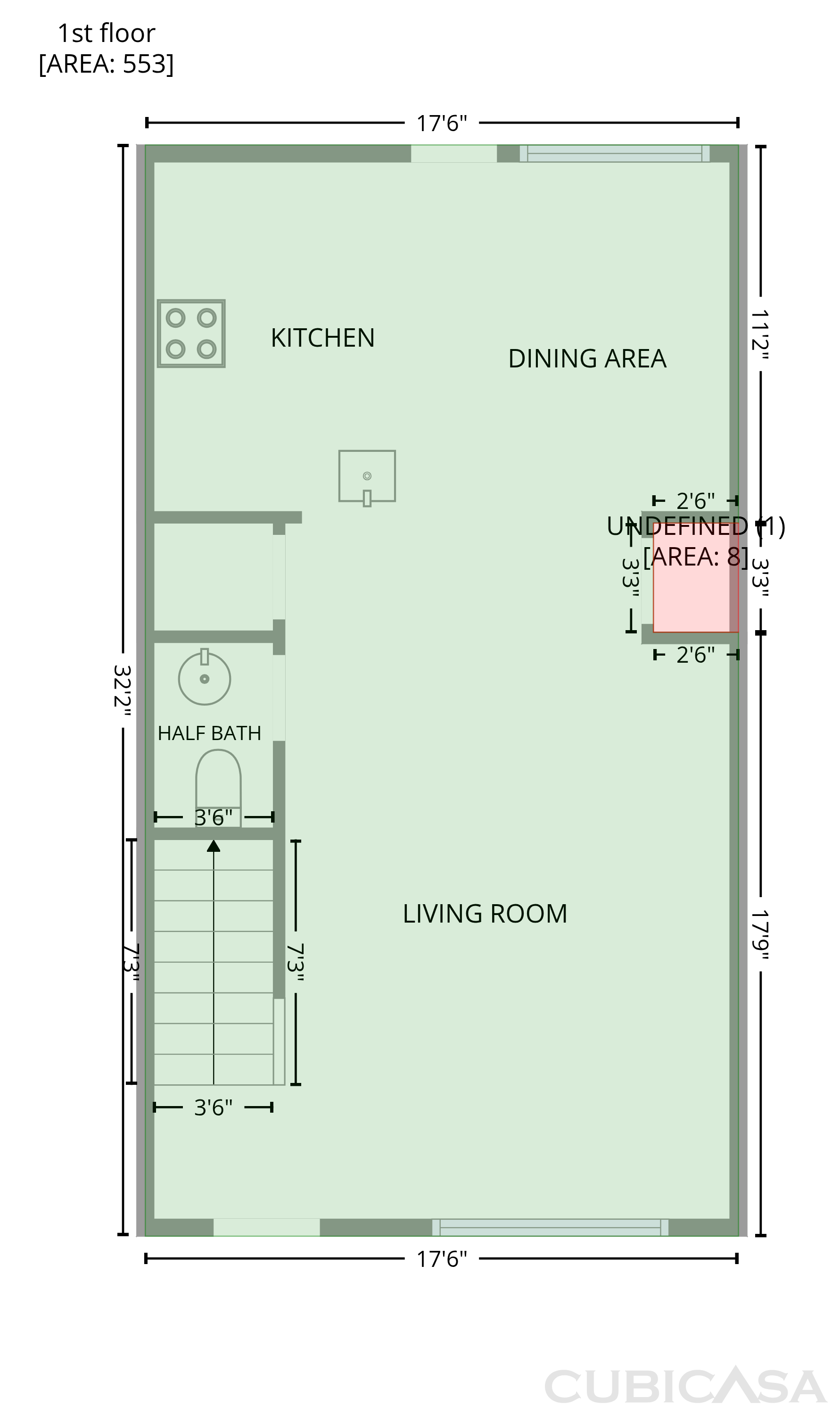 Main Floor of 2043 Pinecrest Dr, Nashville, TN
