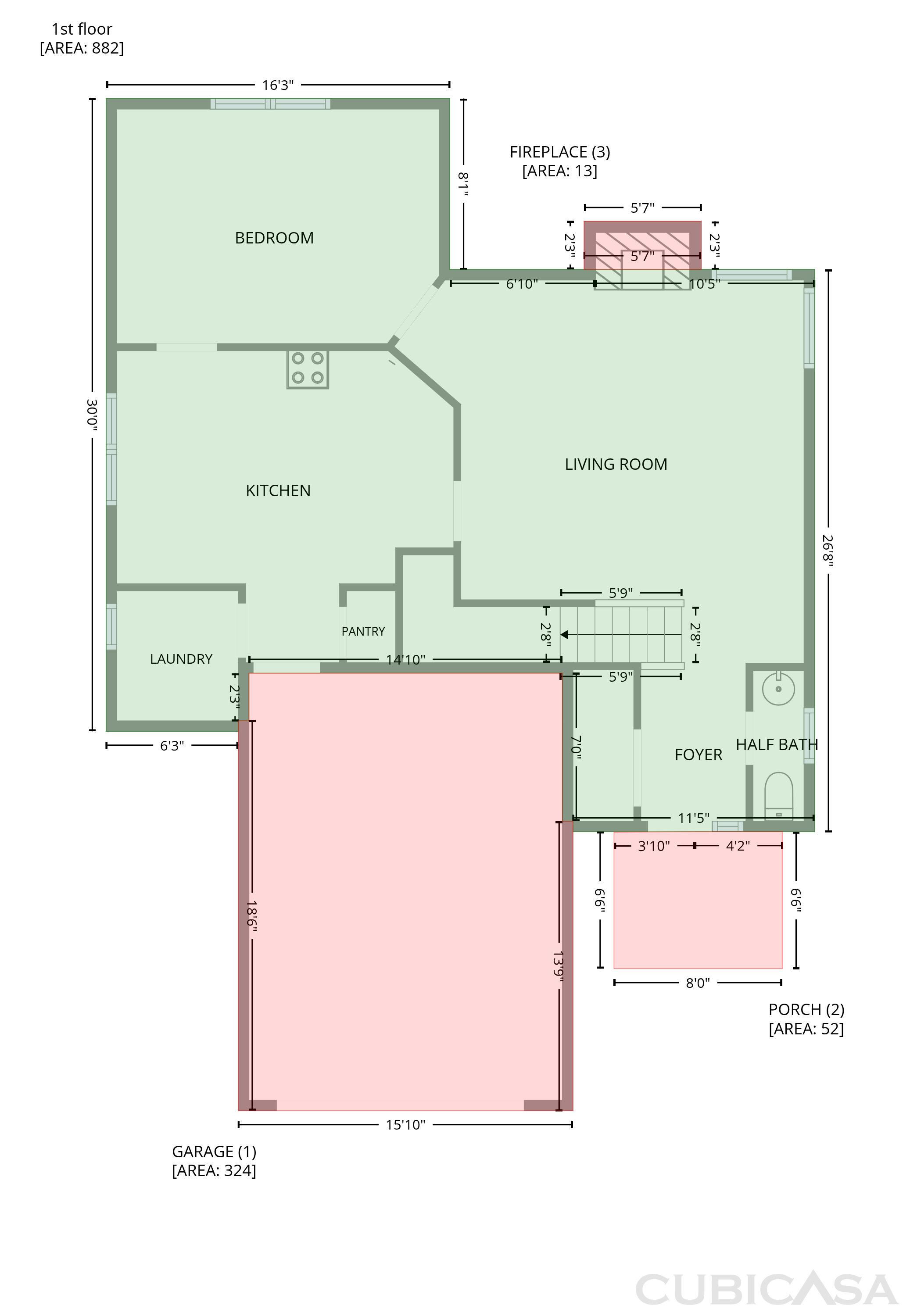 Main Floor of 8213 Marshall Brae Dr, Raleigh, NC
