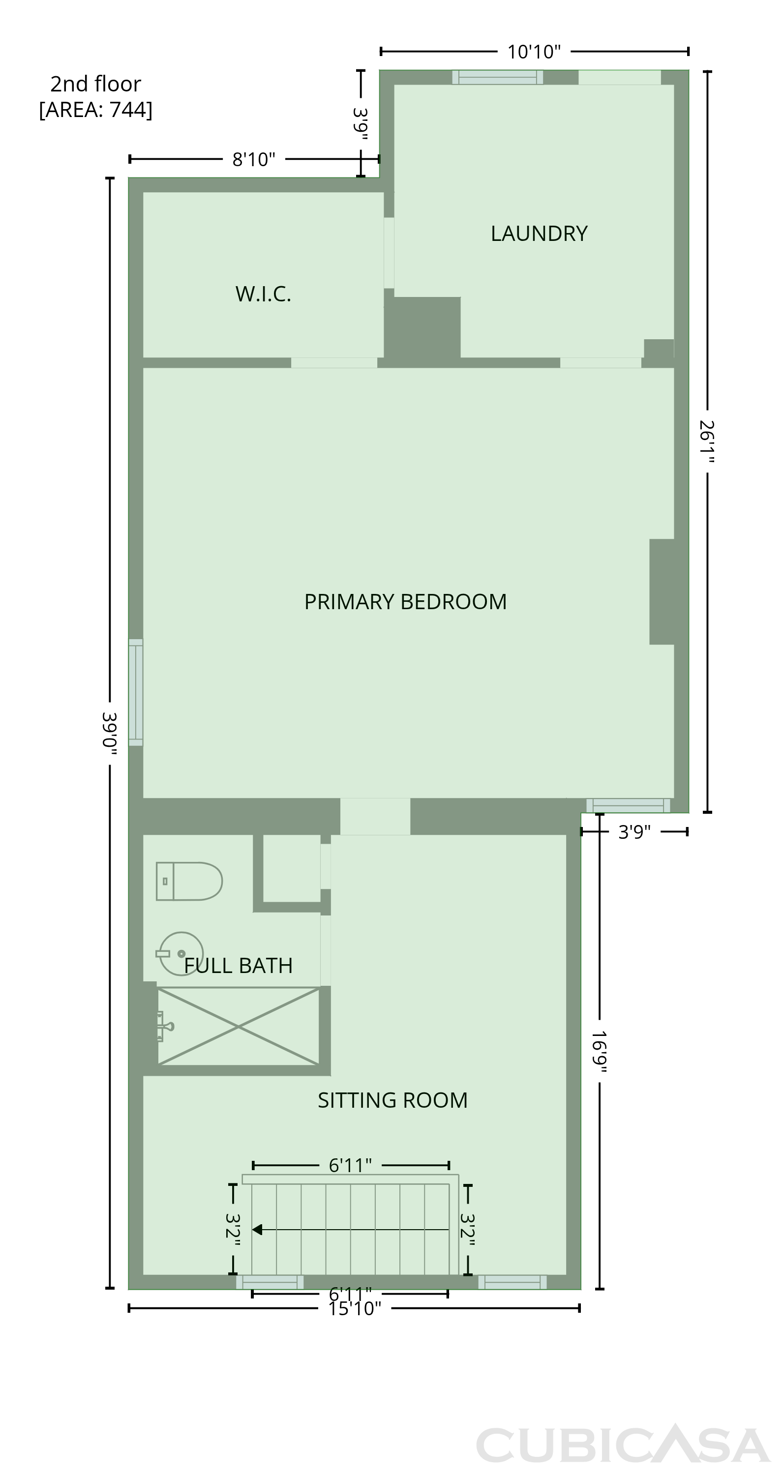 Second Floor of 1011 Rogers St, Louisville, KY