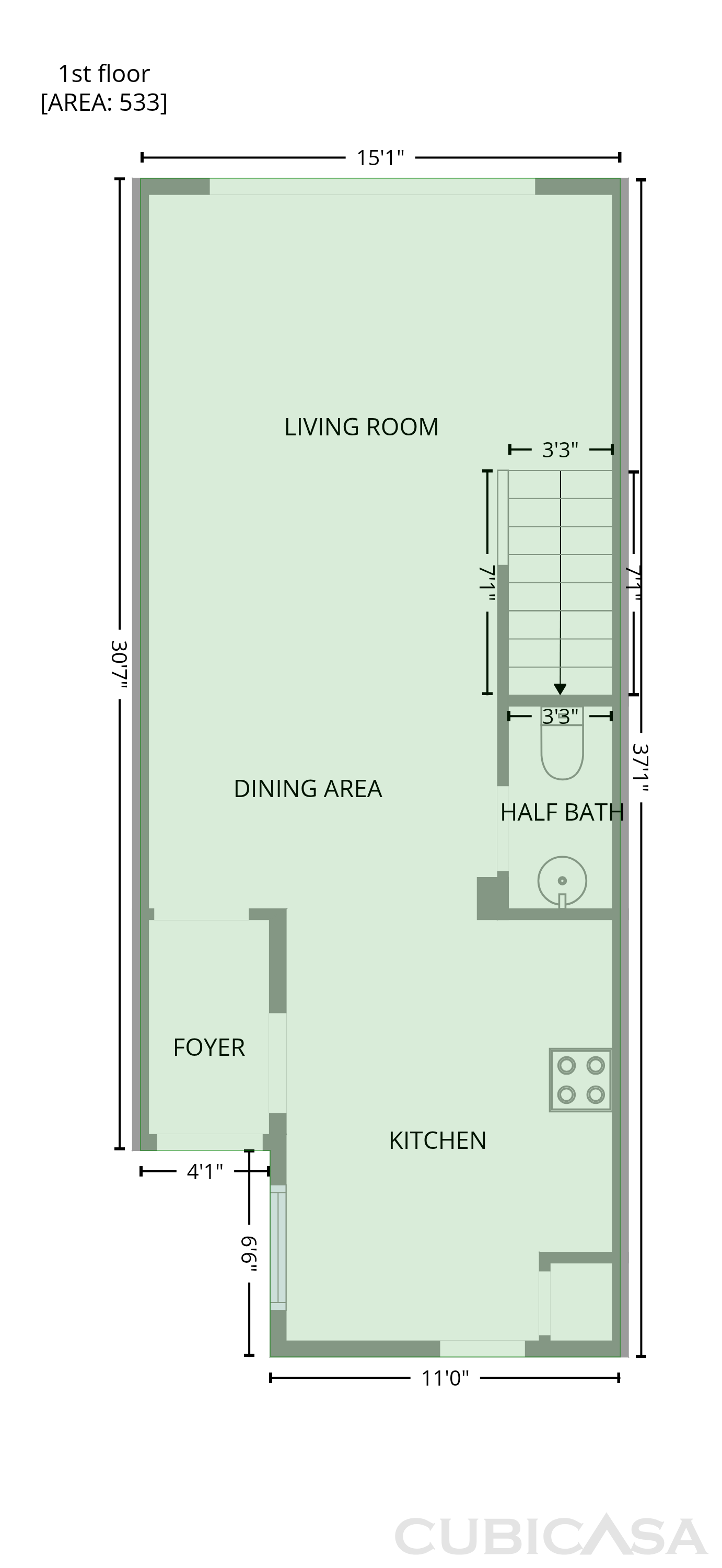 Main Floor of 4126 Key Thatch Dr, Tampa, FL