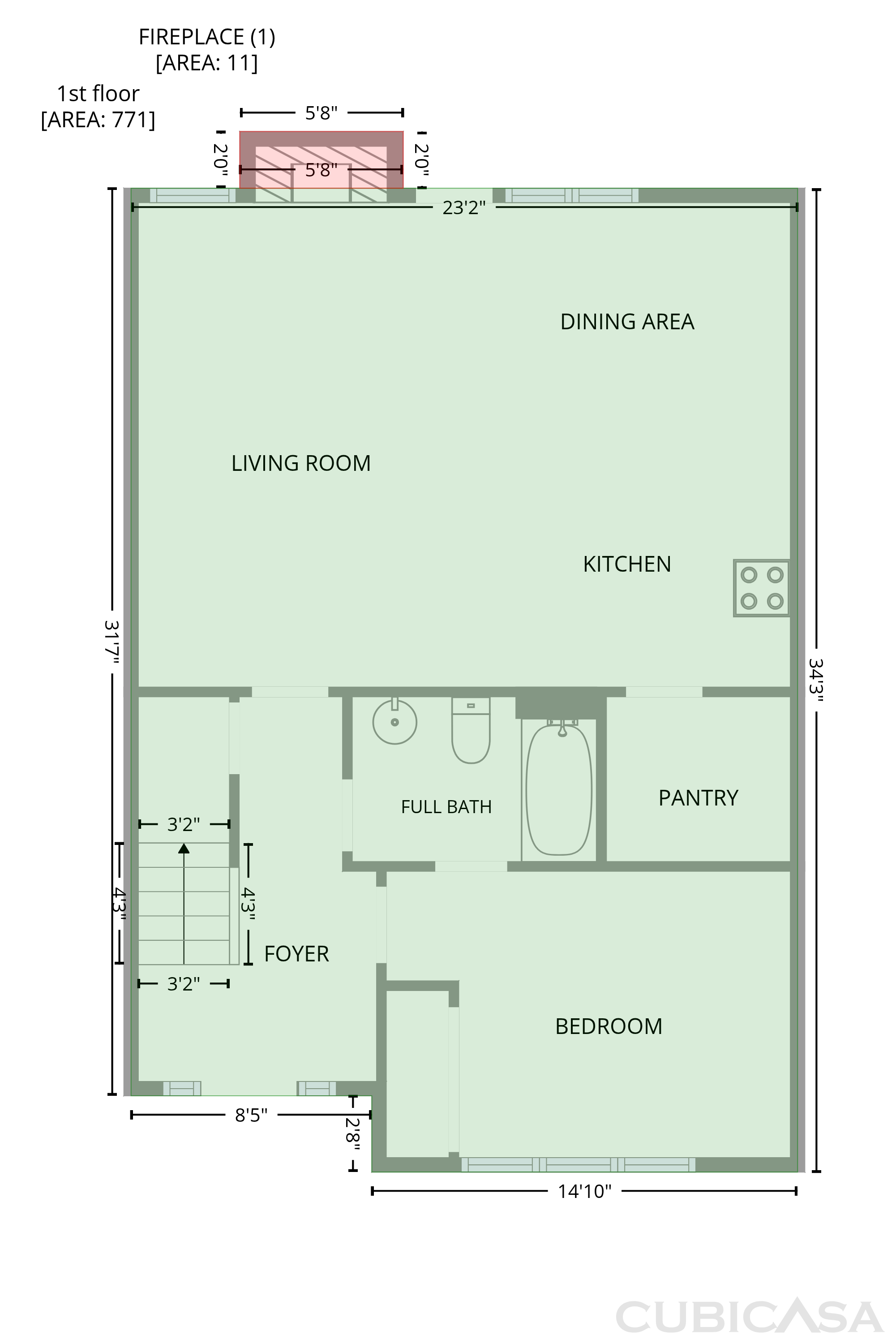 Main Floor of 531 Canyon Park Dr, Pelham, AL