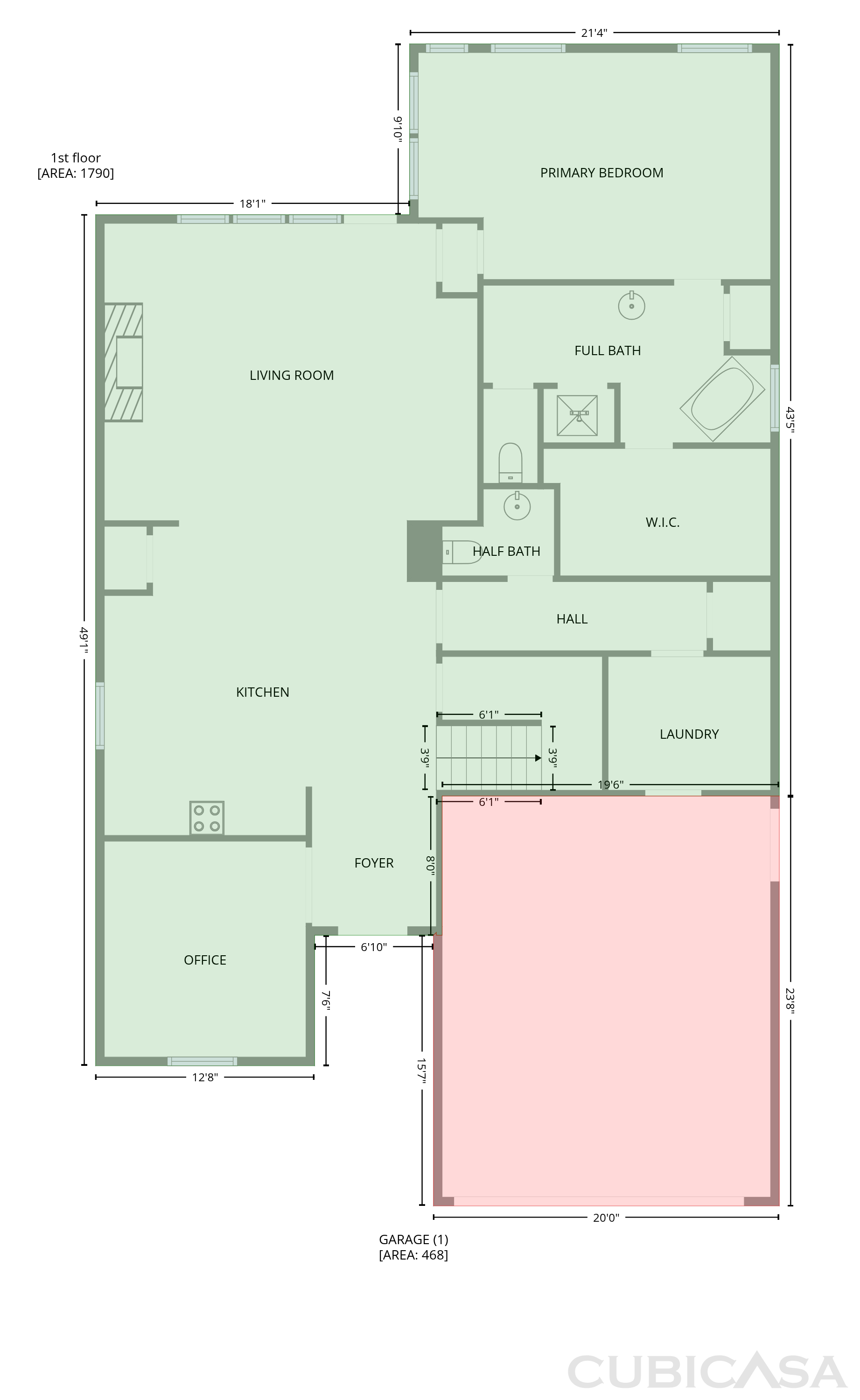 Main Floor of 3908 N Pine Ave, Broken Arrow, OK